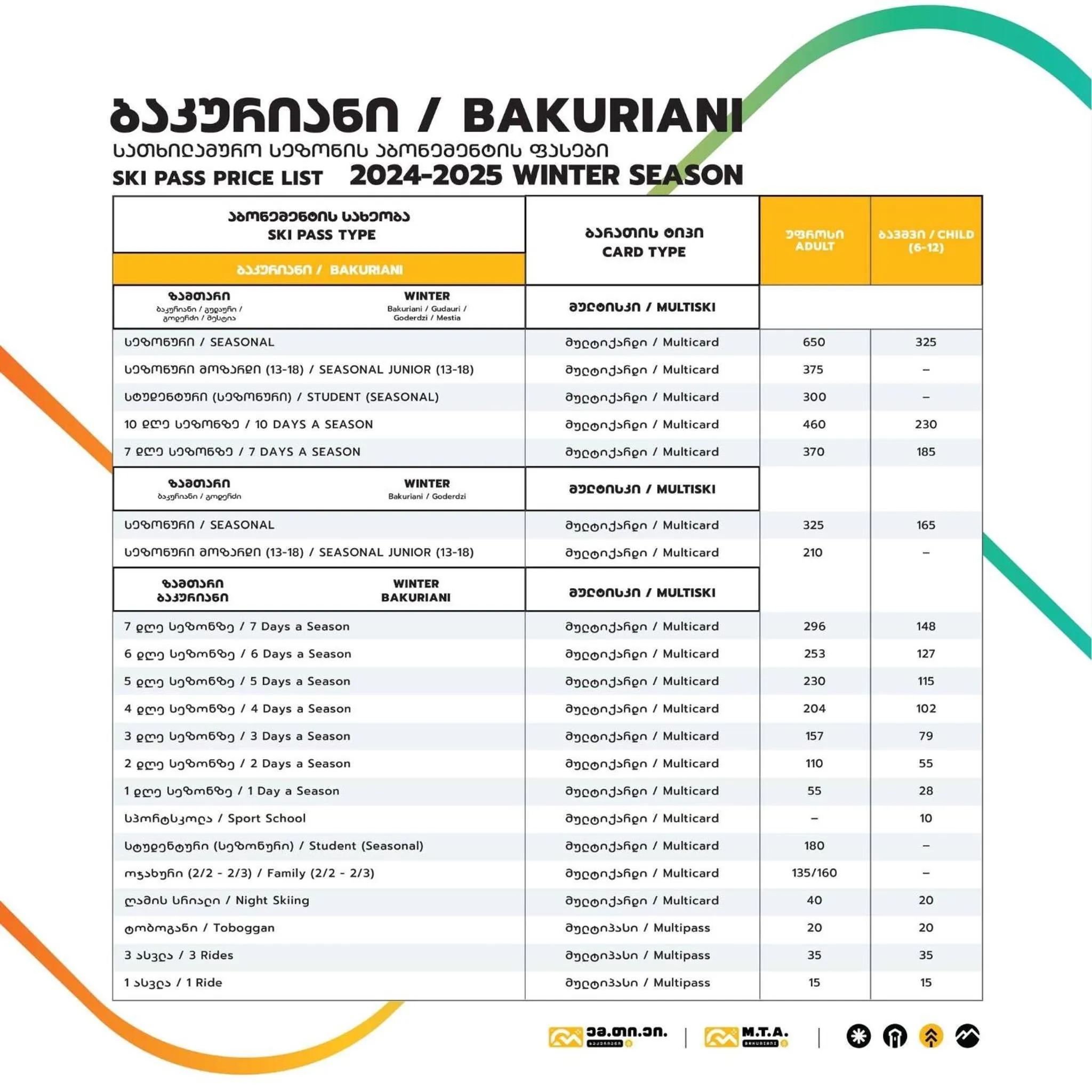 Aparthotel Room 107 at Orbi Palace in Bakuriani