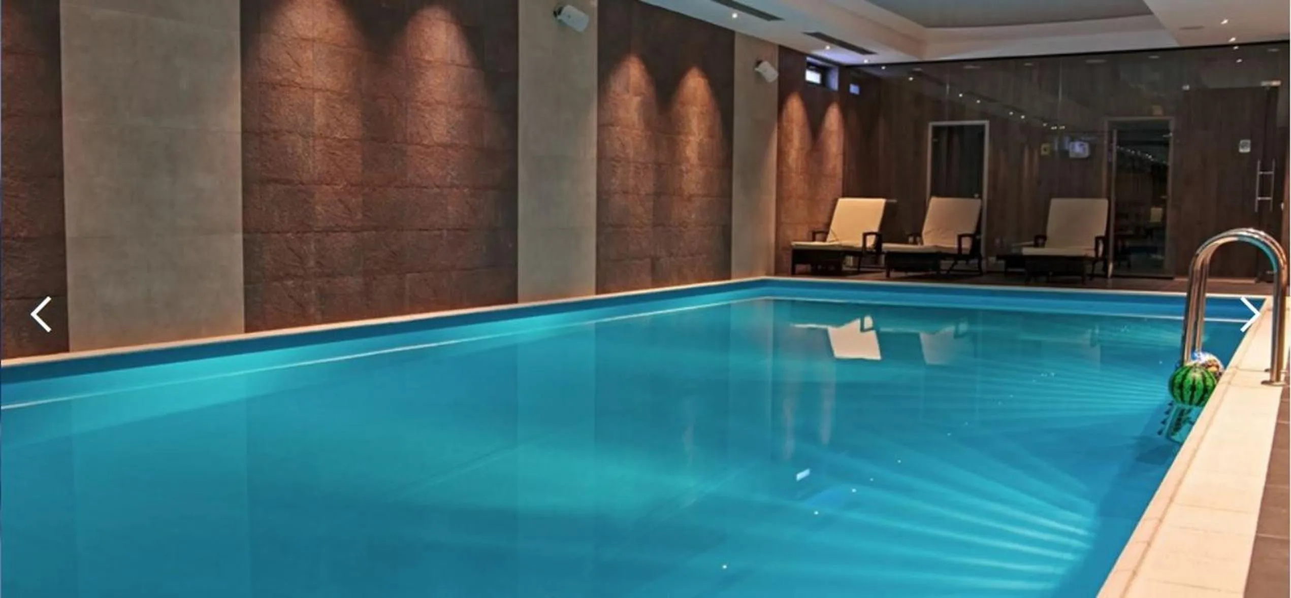Swimming pool in Aparthotel Room 107 at Orbi Palace in Bakuriani