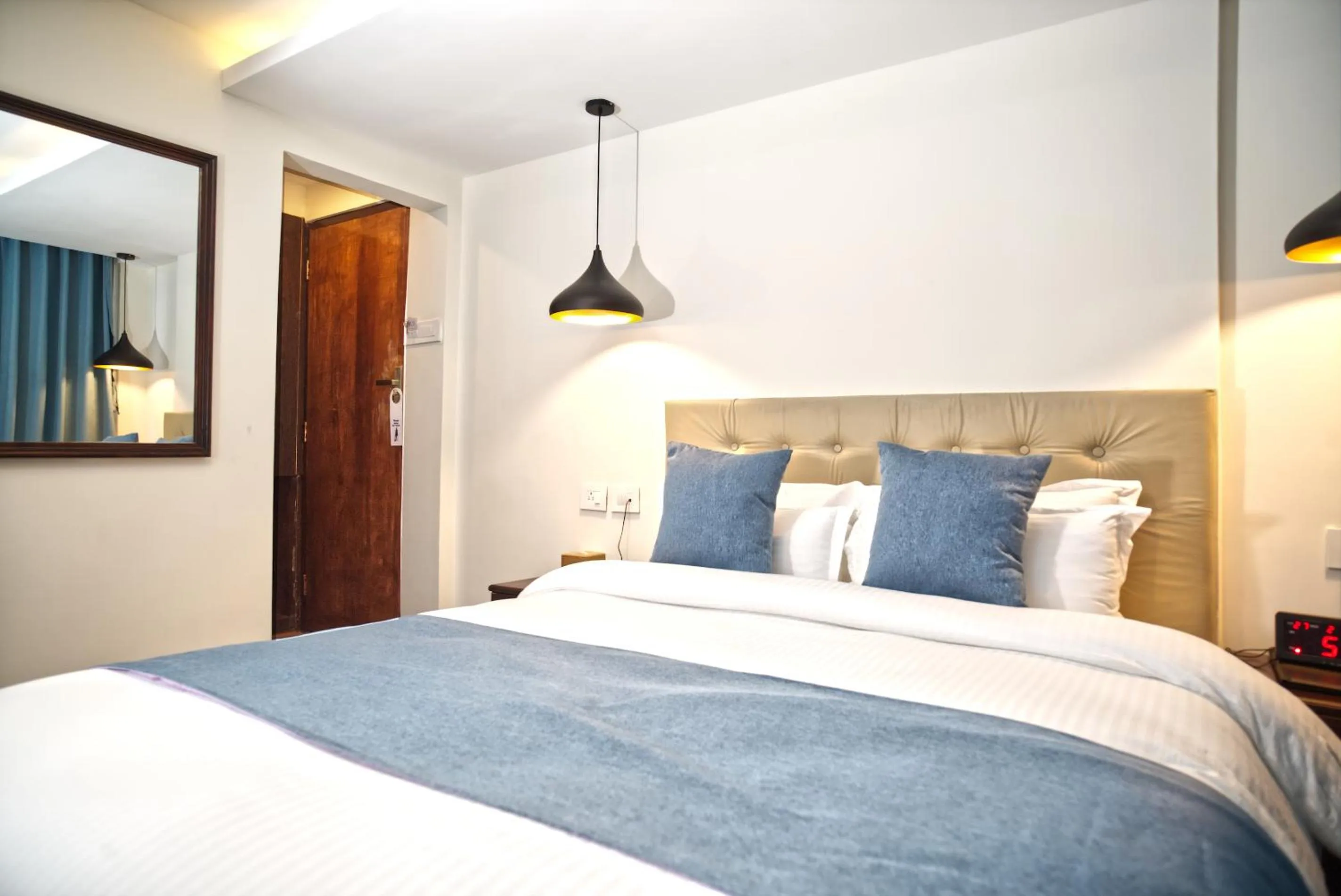 Bed in Satkar Hotel and Spa