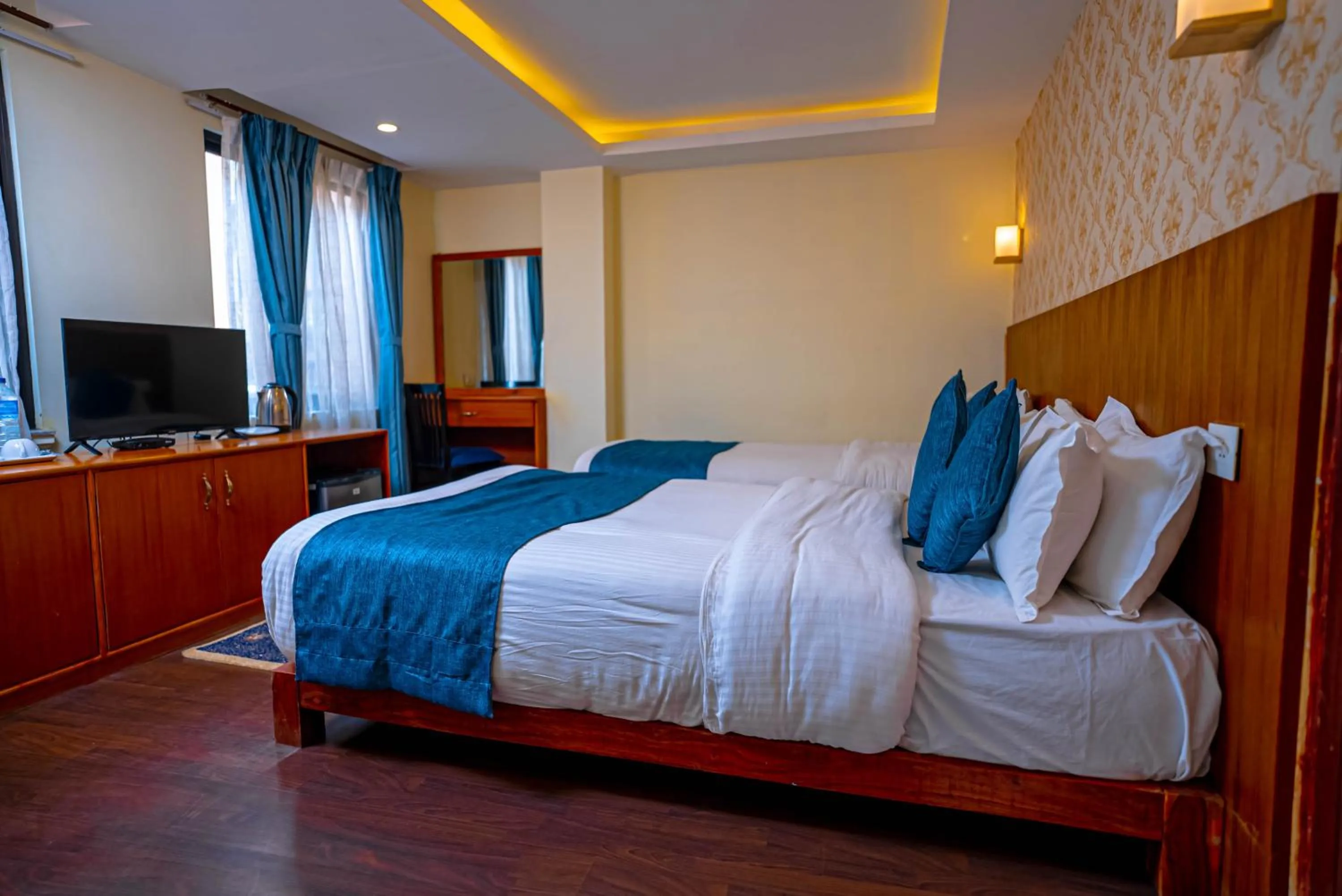 Bedroom, Bed in Satkar Hotel and Spa