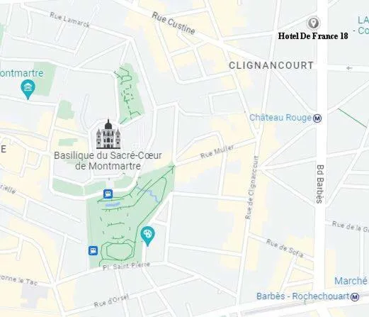 Location in Hotel de France 18