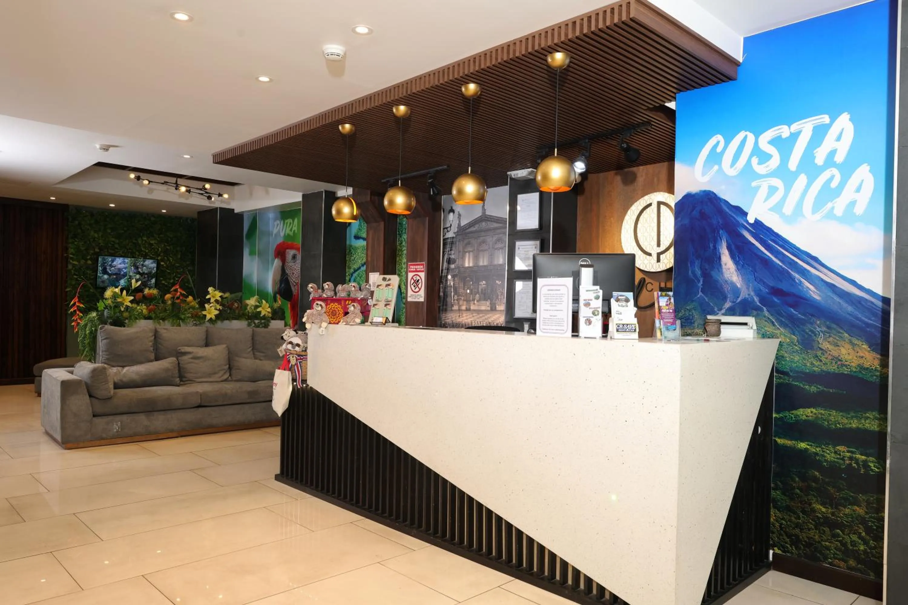 Lobby or reception in Hotel Cultura Plaza