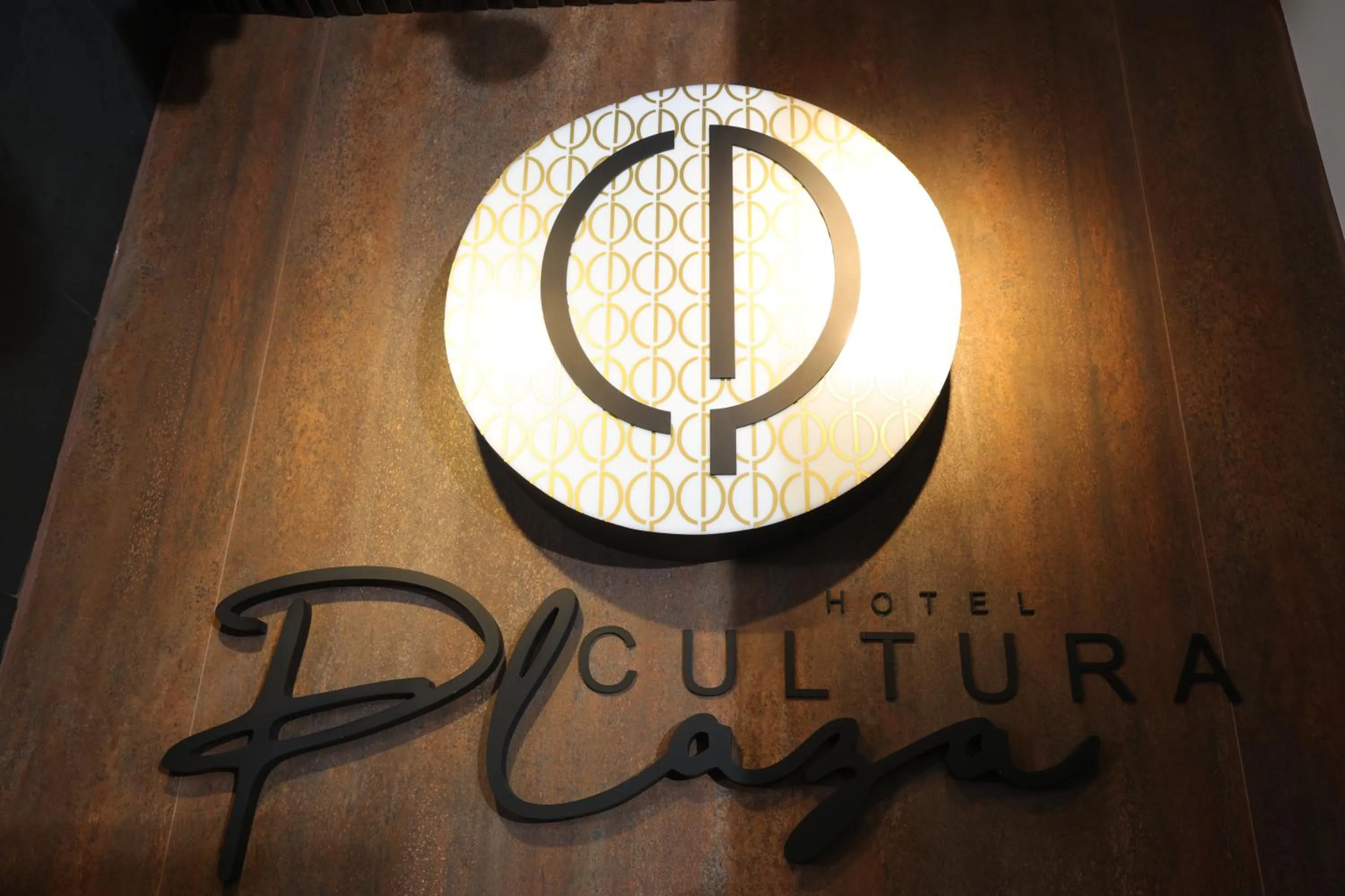 Property logo or sign in Hotel Cultura Plaza