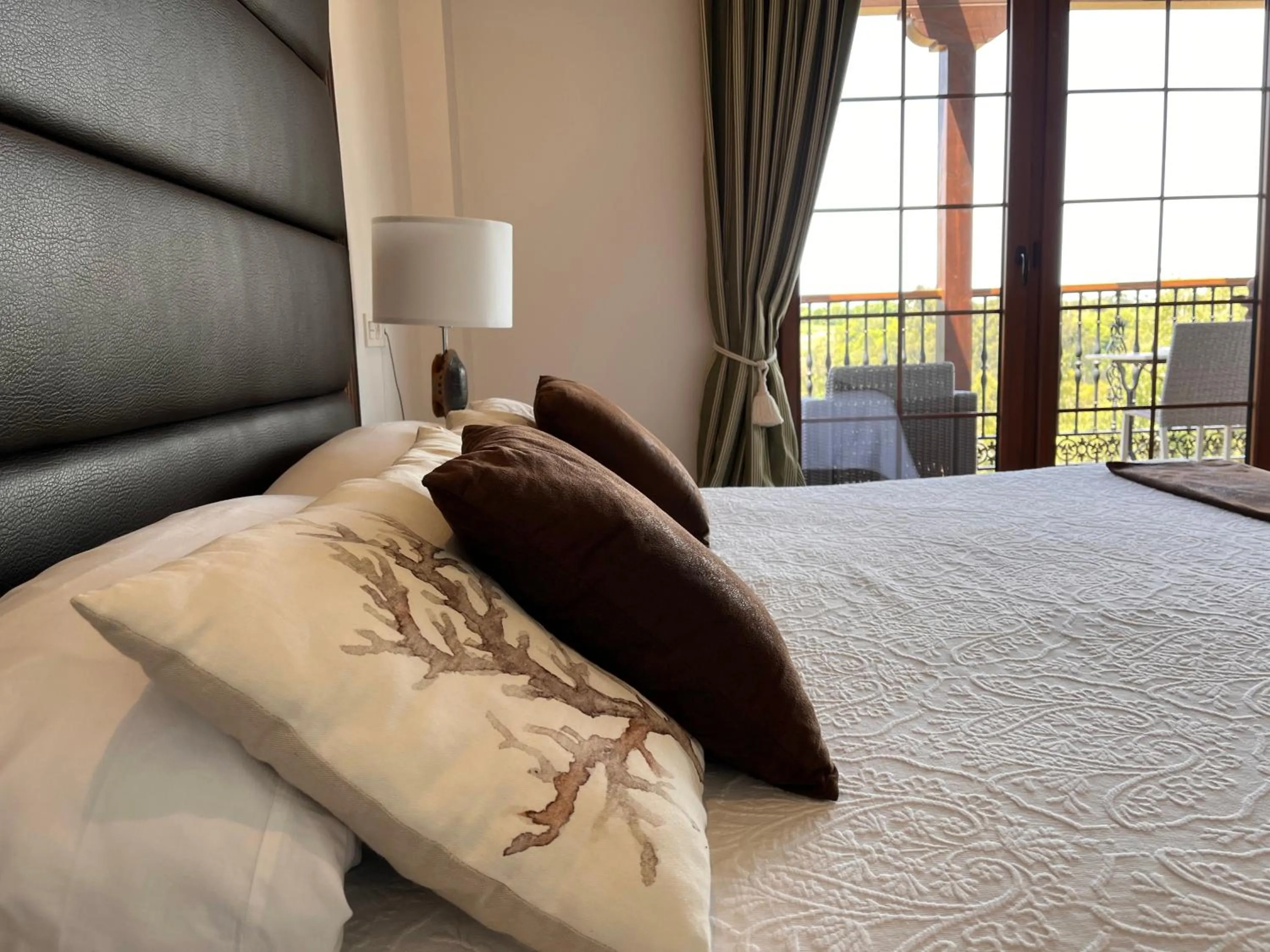 Bed in Hotel Rural Playa de Aguilar