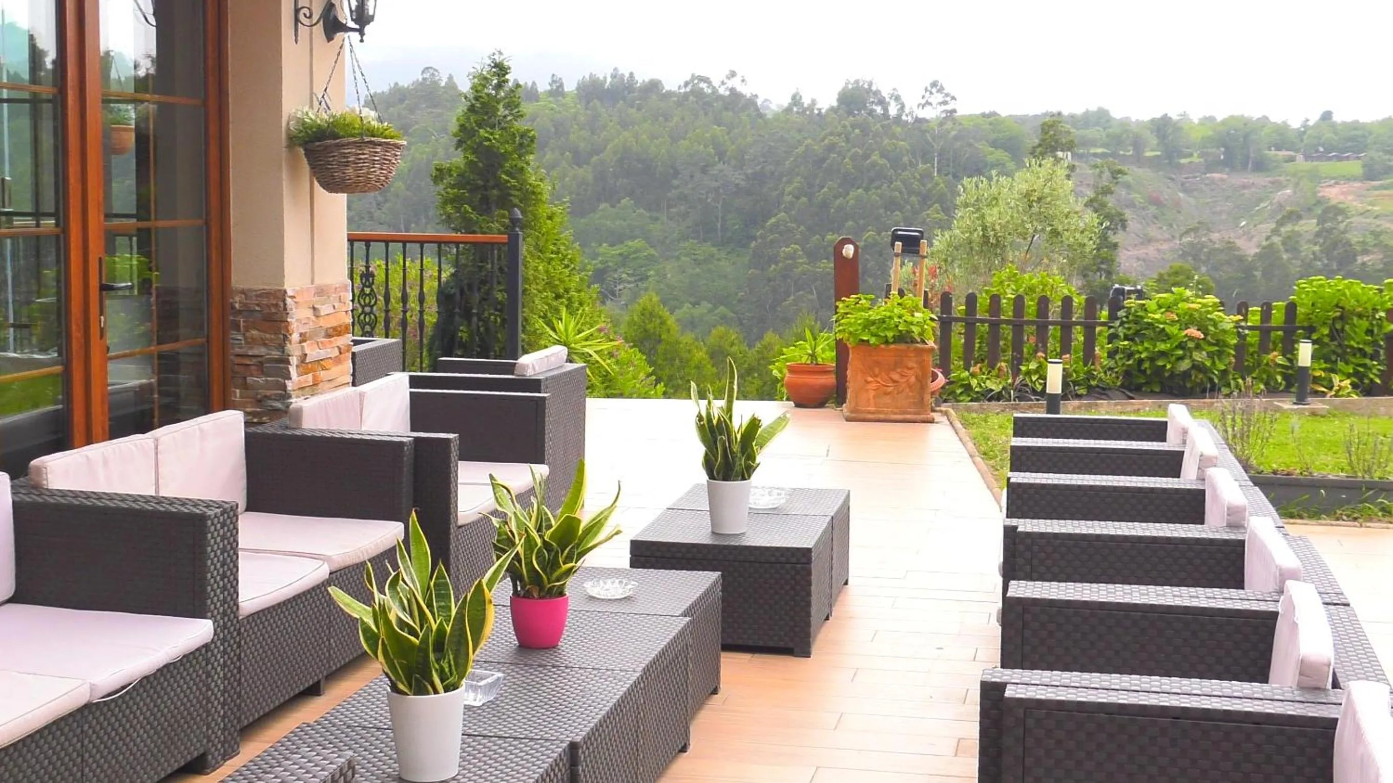 Balcony/Terrace in Hotel Rural Playa de Aguilar