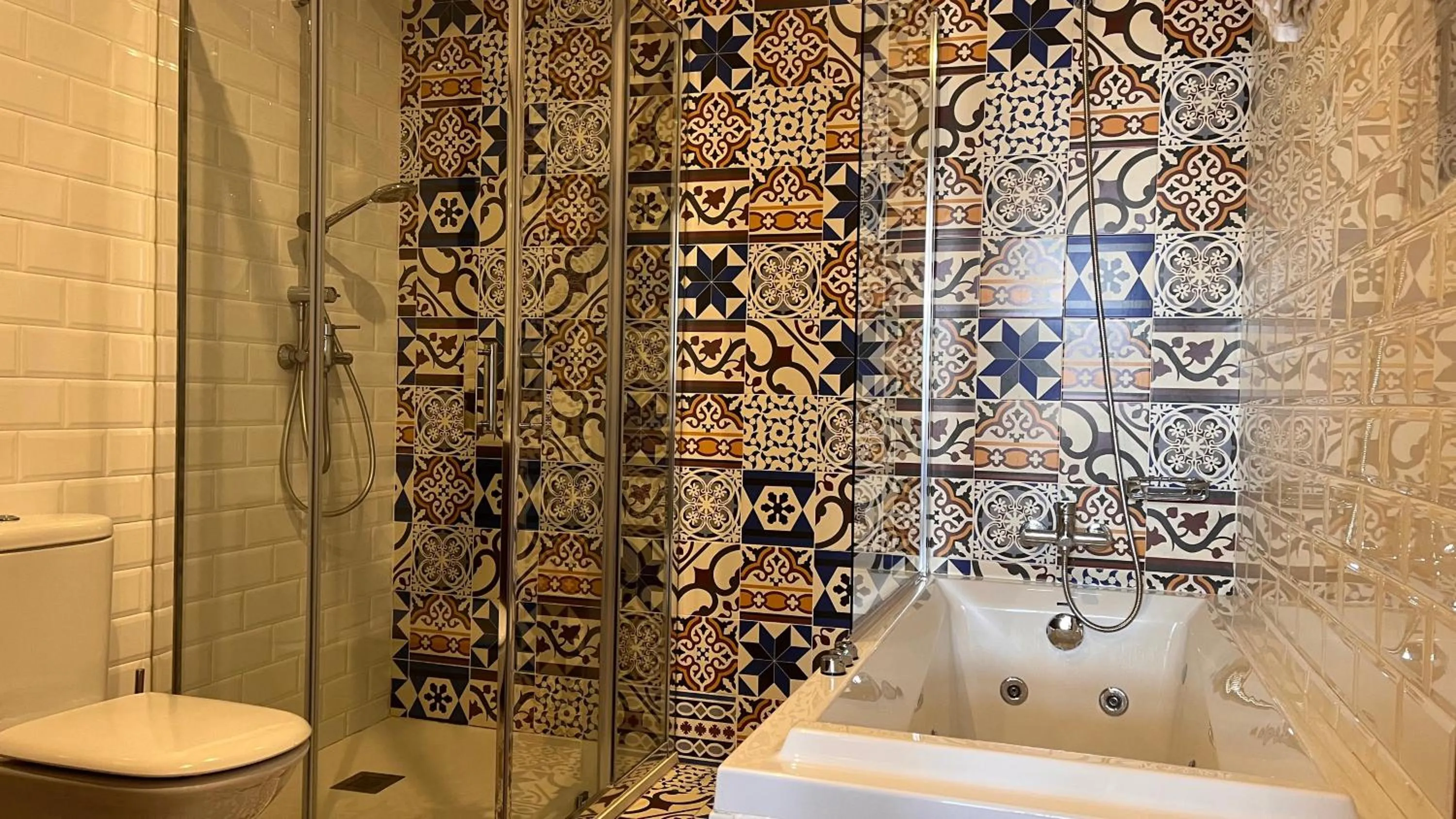 Bathroom in Hotel Rural Playa de Aguilar