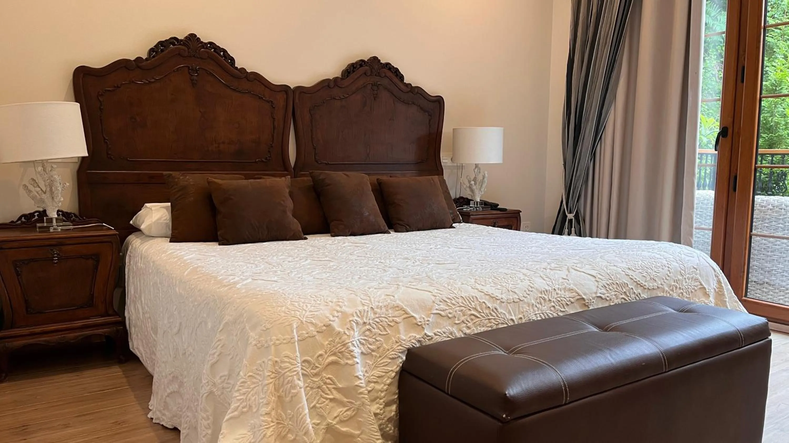 Bed in Hotel Rural Playa de Aguilar