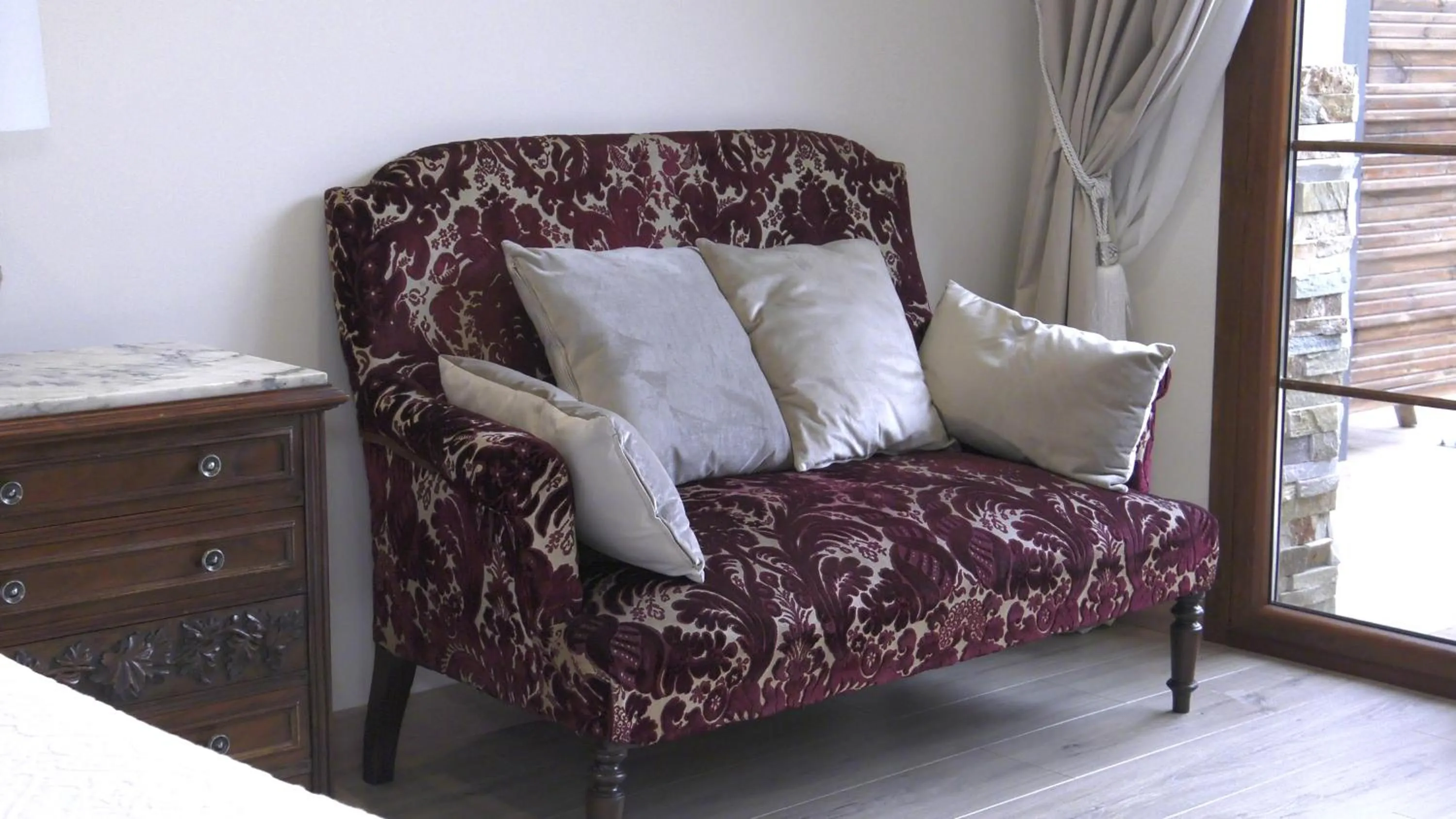 Bed in Hotel Rural Playa de Aguilar