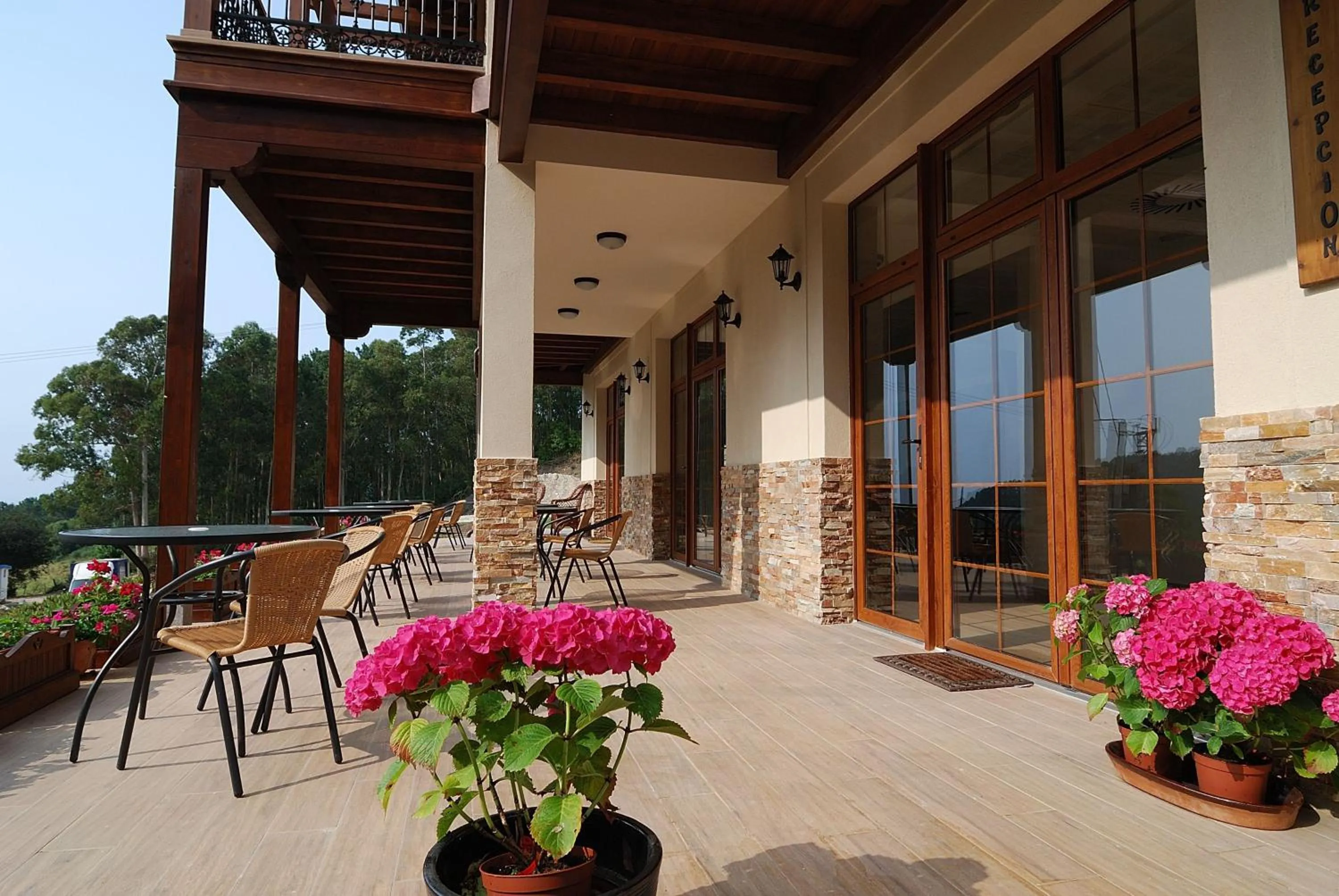 Balcony/Terrace in Hotel Rural Playa de Aguilar