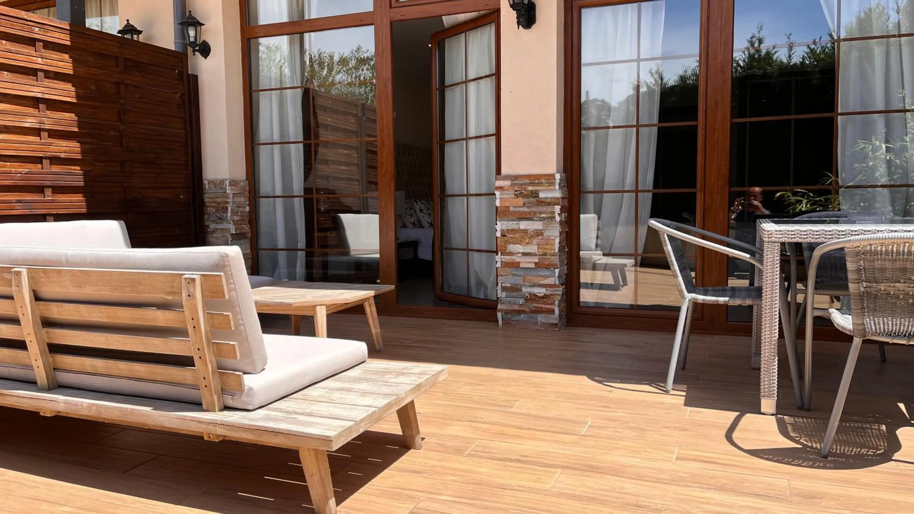 Balcony/Terrace in Hotel Rural Playa de Aguilar