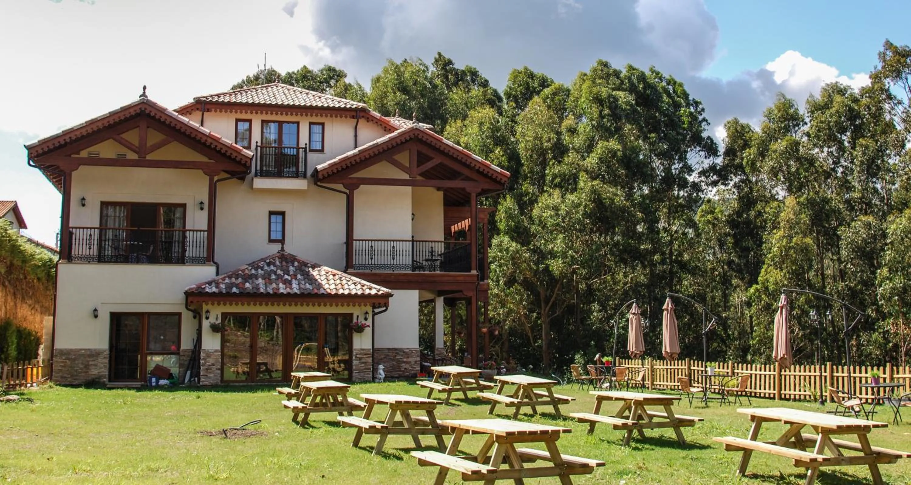 Garden in Hotel Rural Playa de Aguilar