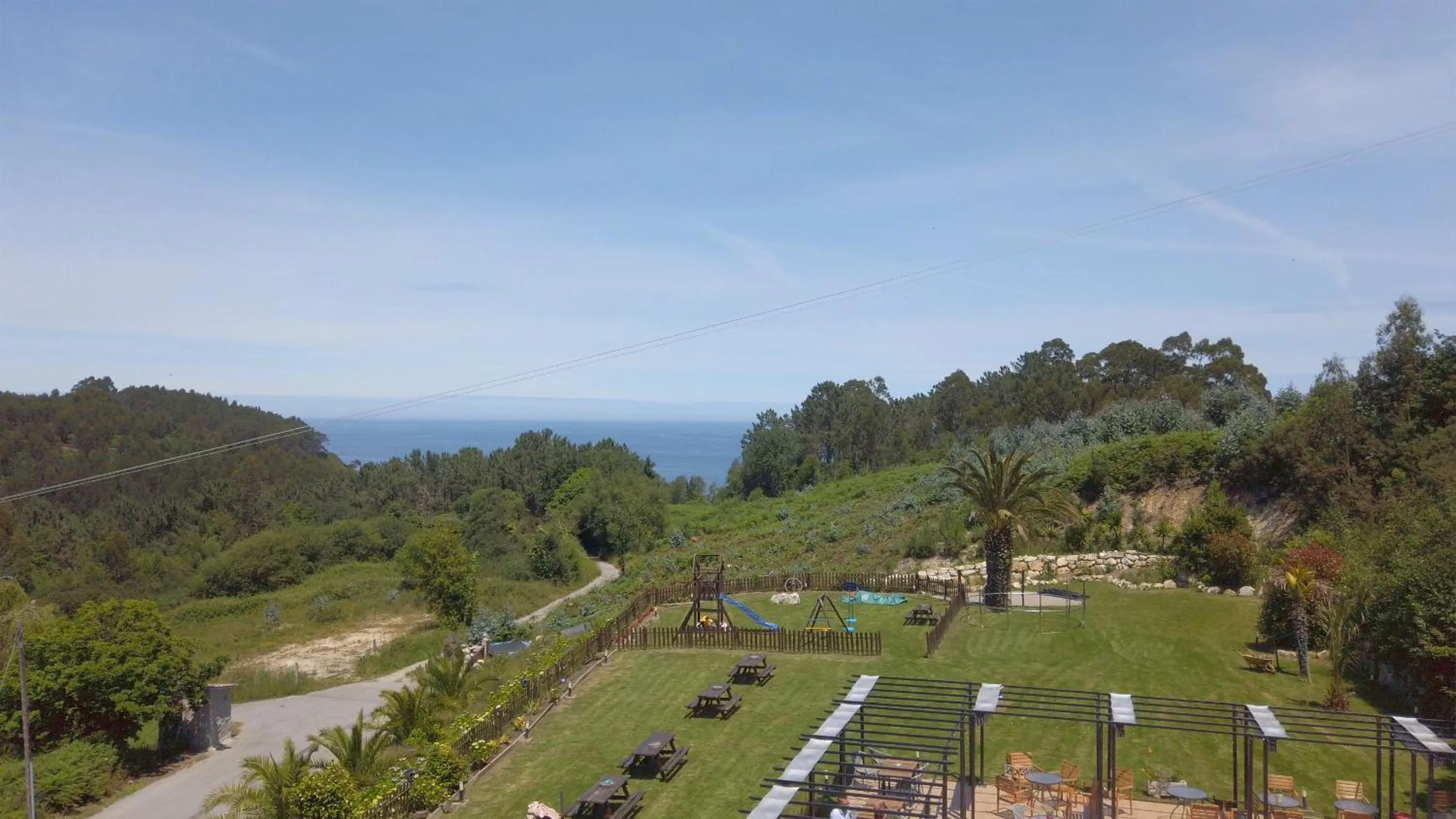 Garden view in Hotel Rural Playa de Aguilar