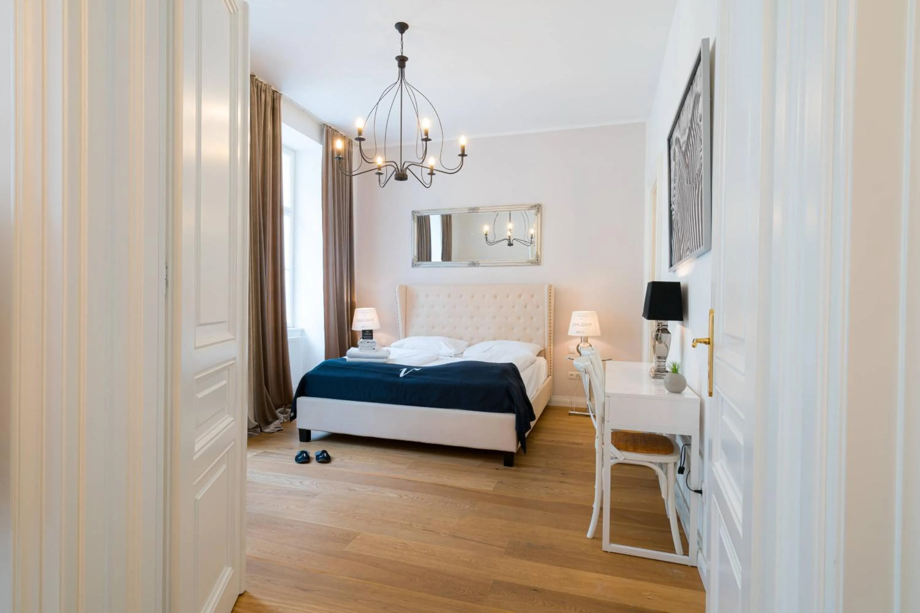 Bed in Vienna Residence, Naschmarkt - Museumsquartier