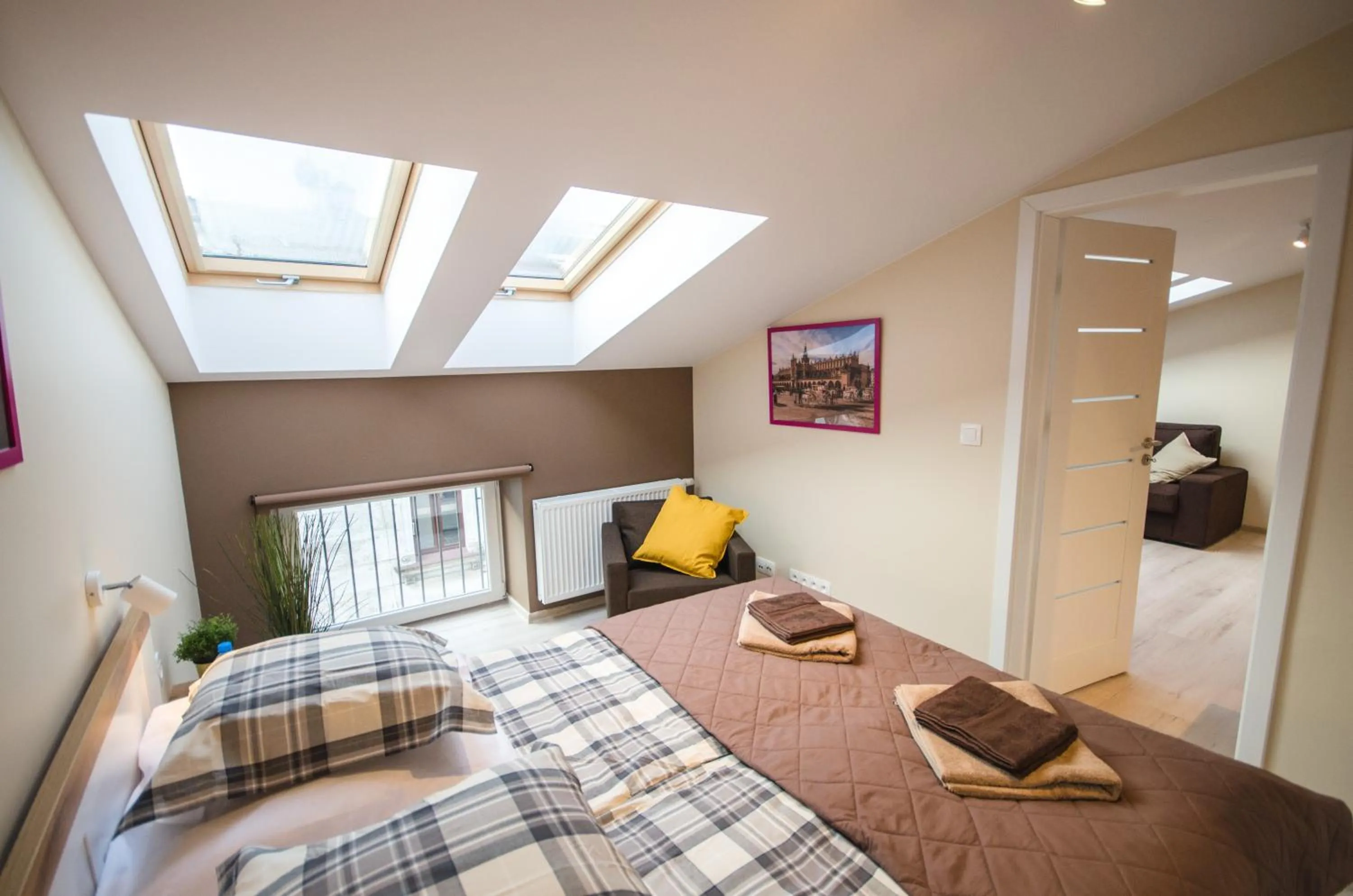 Bed in Old Town Vistula Premium Apartments