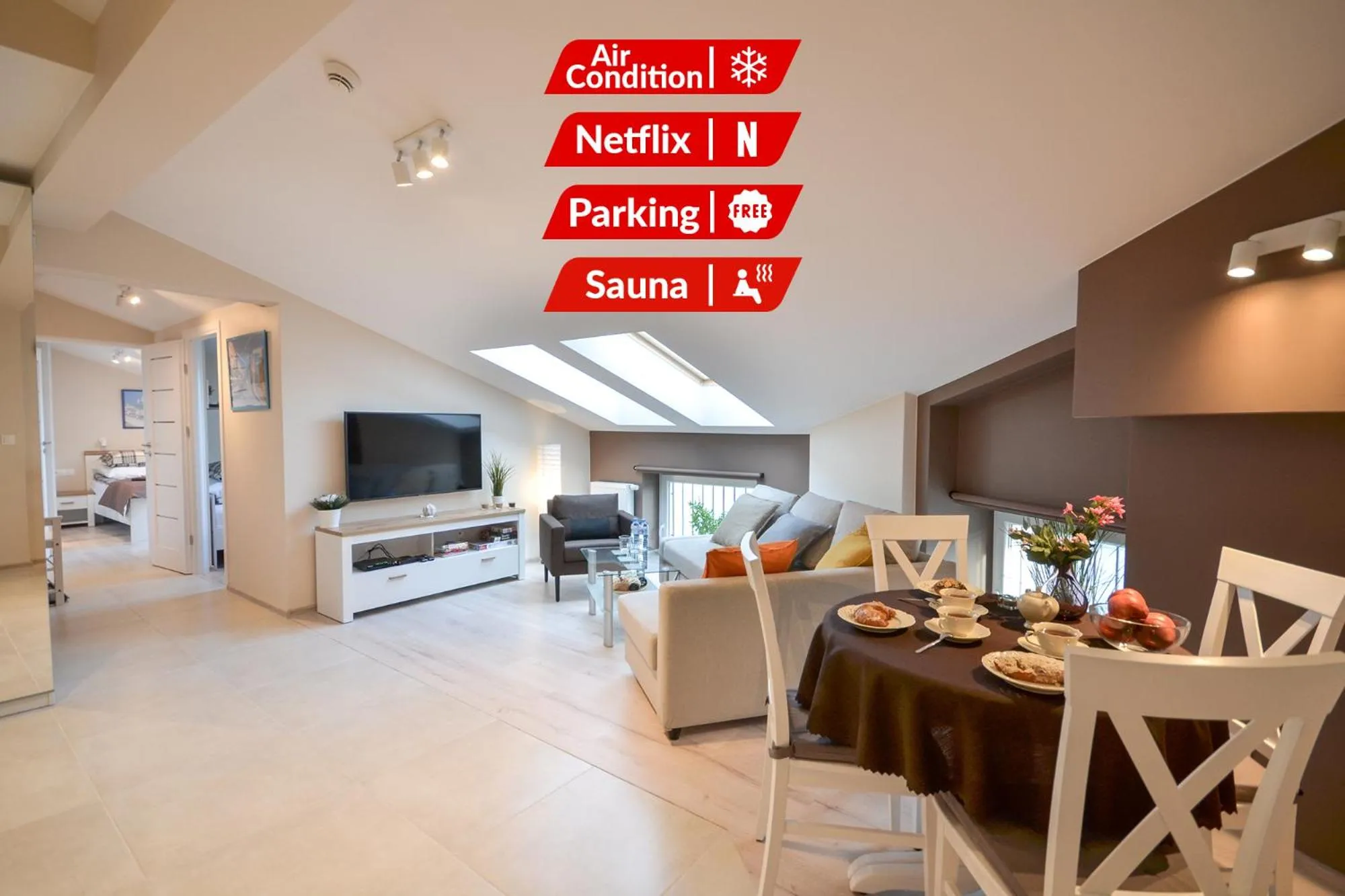 Living room in Old Town Vistula Premium Apartments