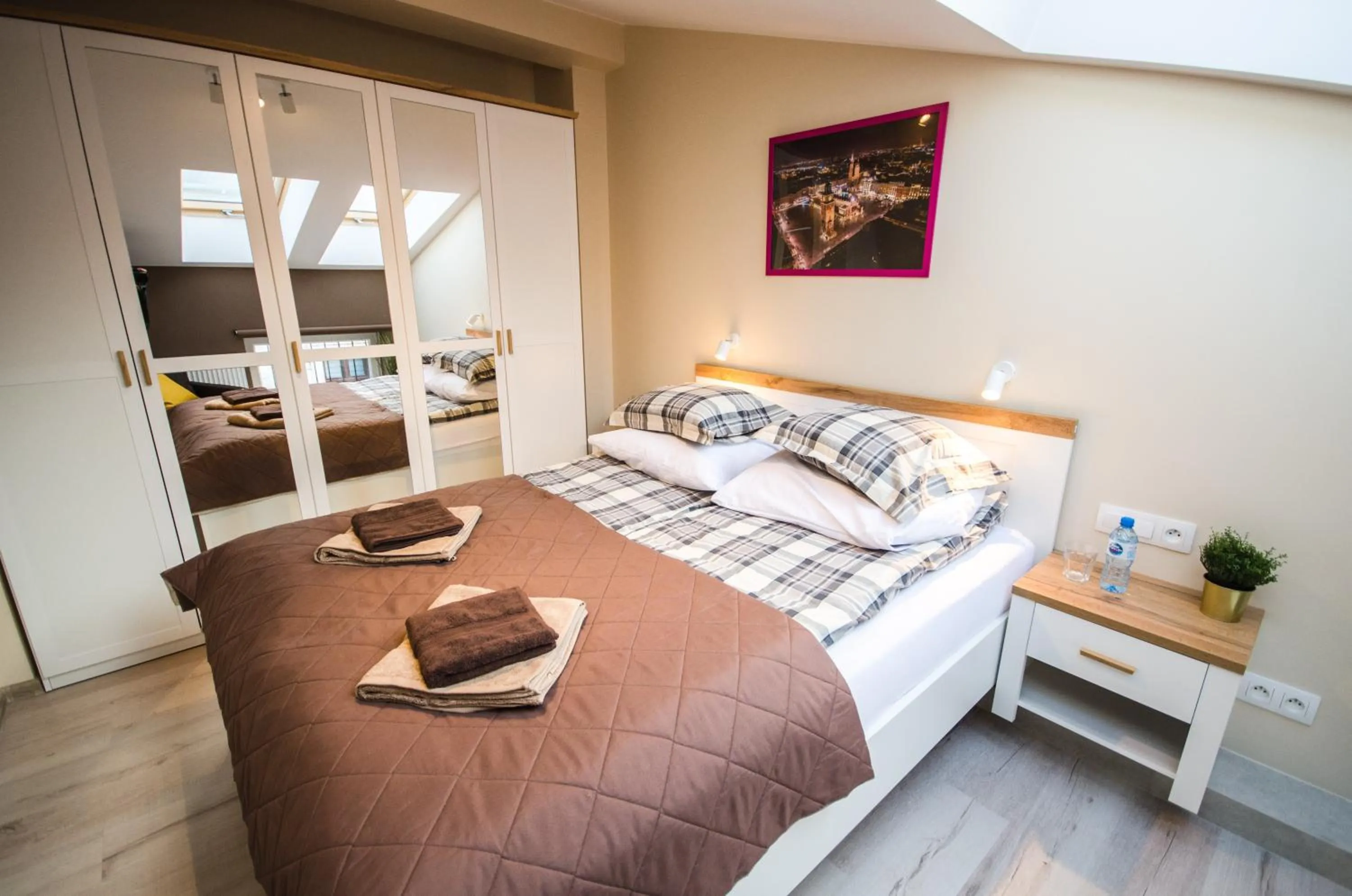 Bed in Old Town Vistula Premium Apartments