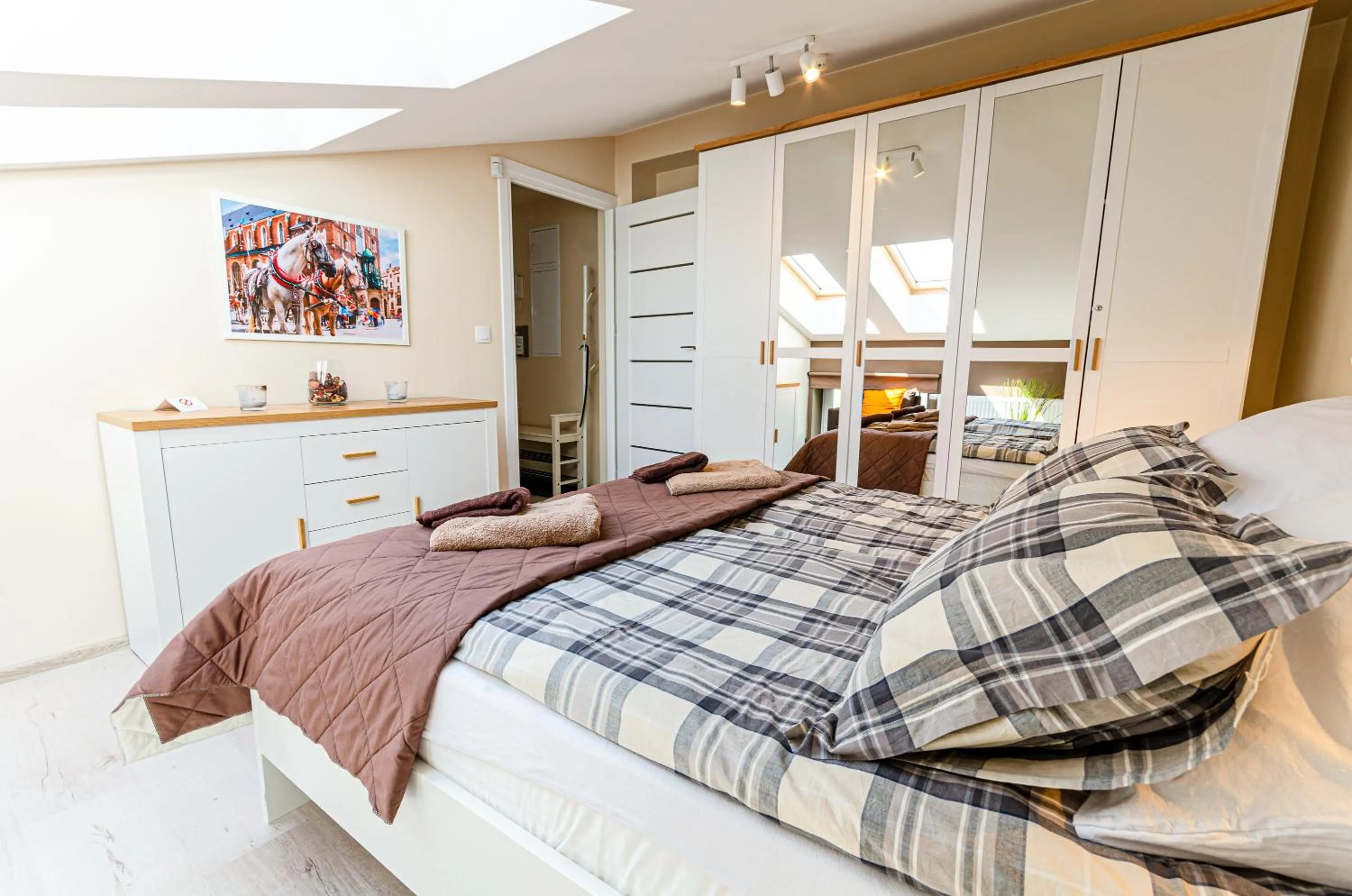 Bed in Old Town Vistula Premium Apartments