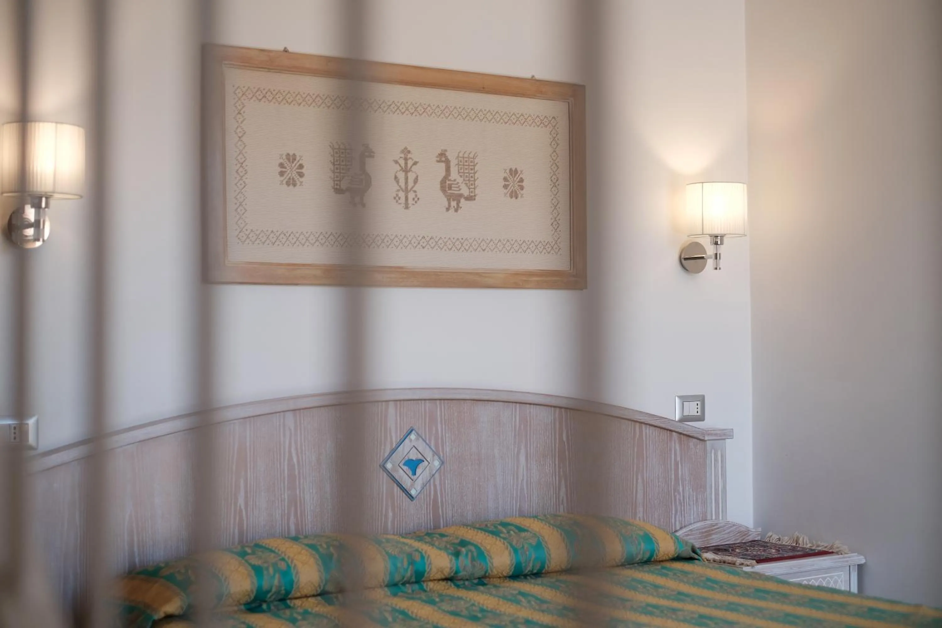 Decorative detail, Bed in Locanda degli Artisti