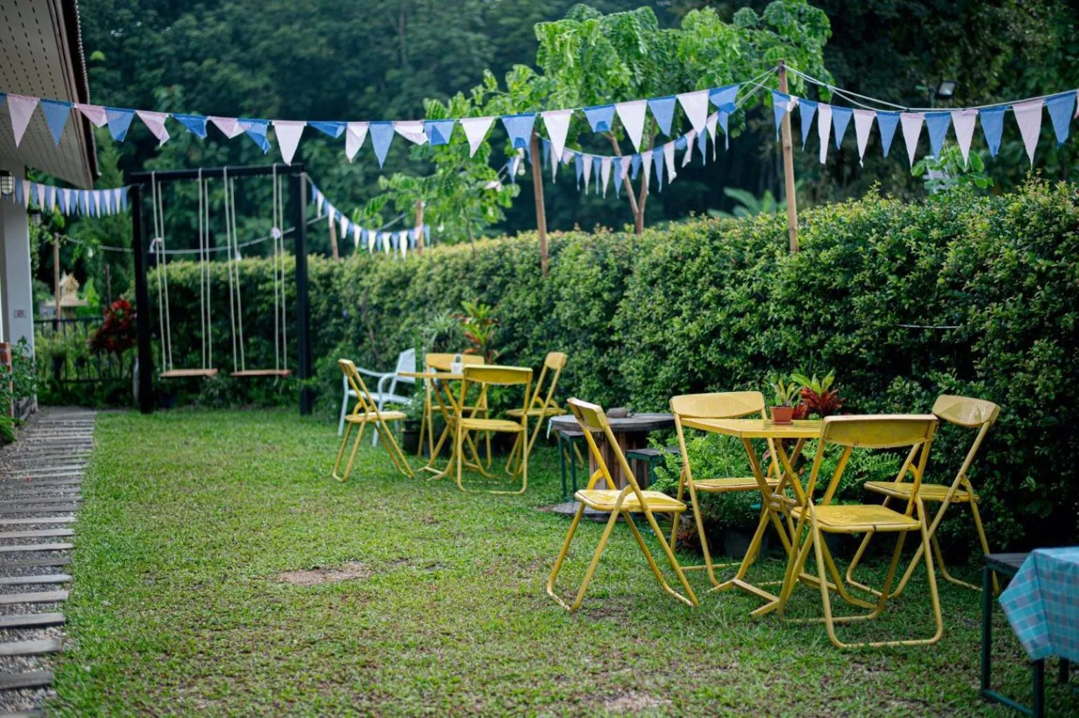 Natural landscape in CoZy House Chiangrai