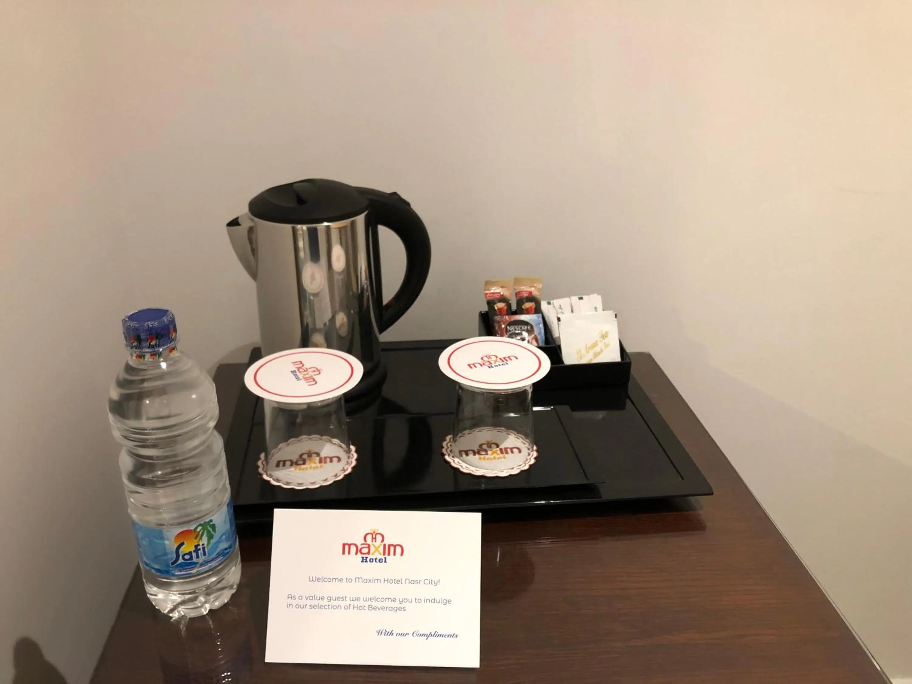 Coffee/tea facilities in Maxim Hotel