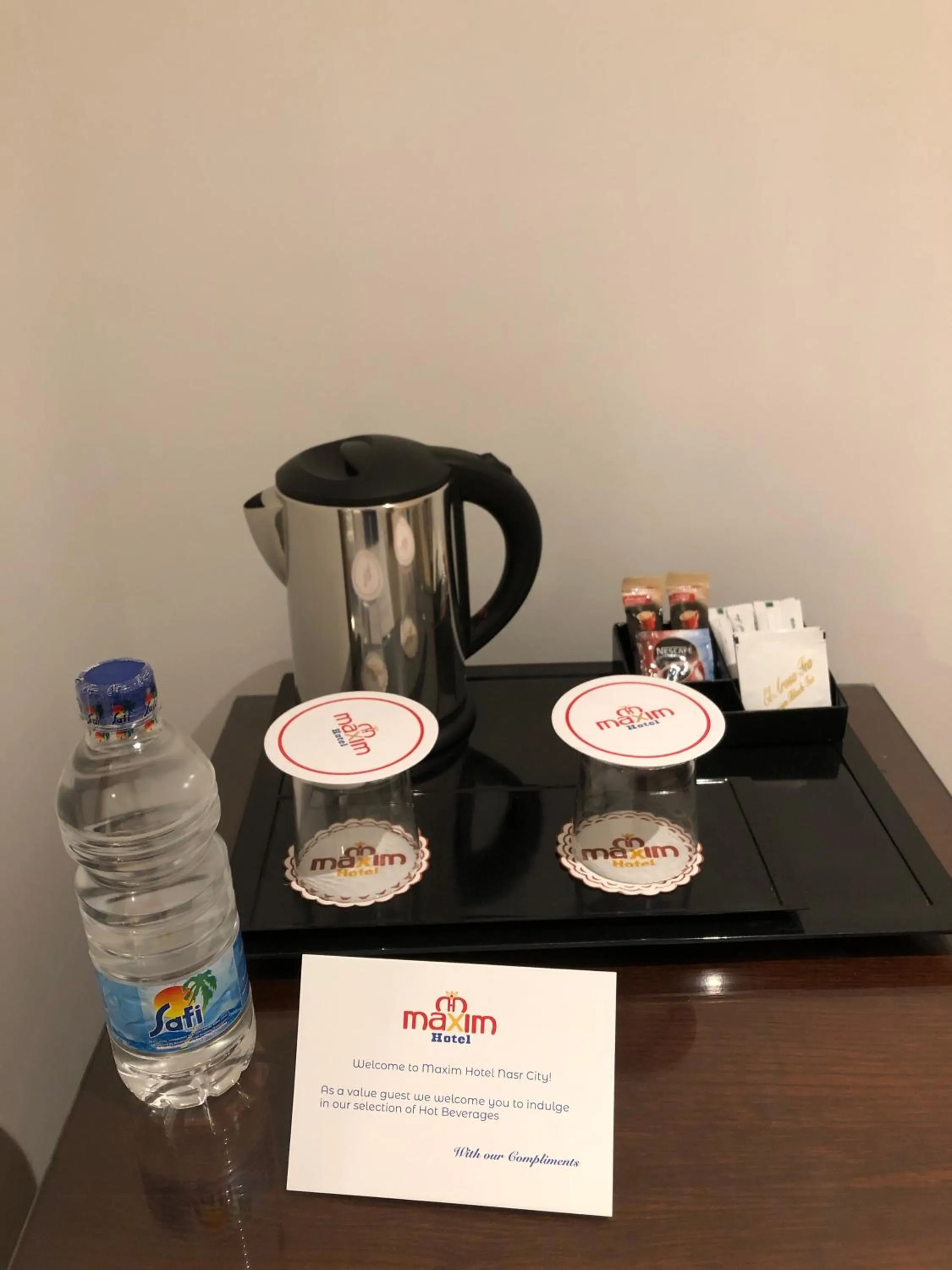 Coffee/tea facilities in Maxim Hotel