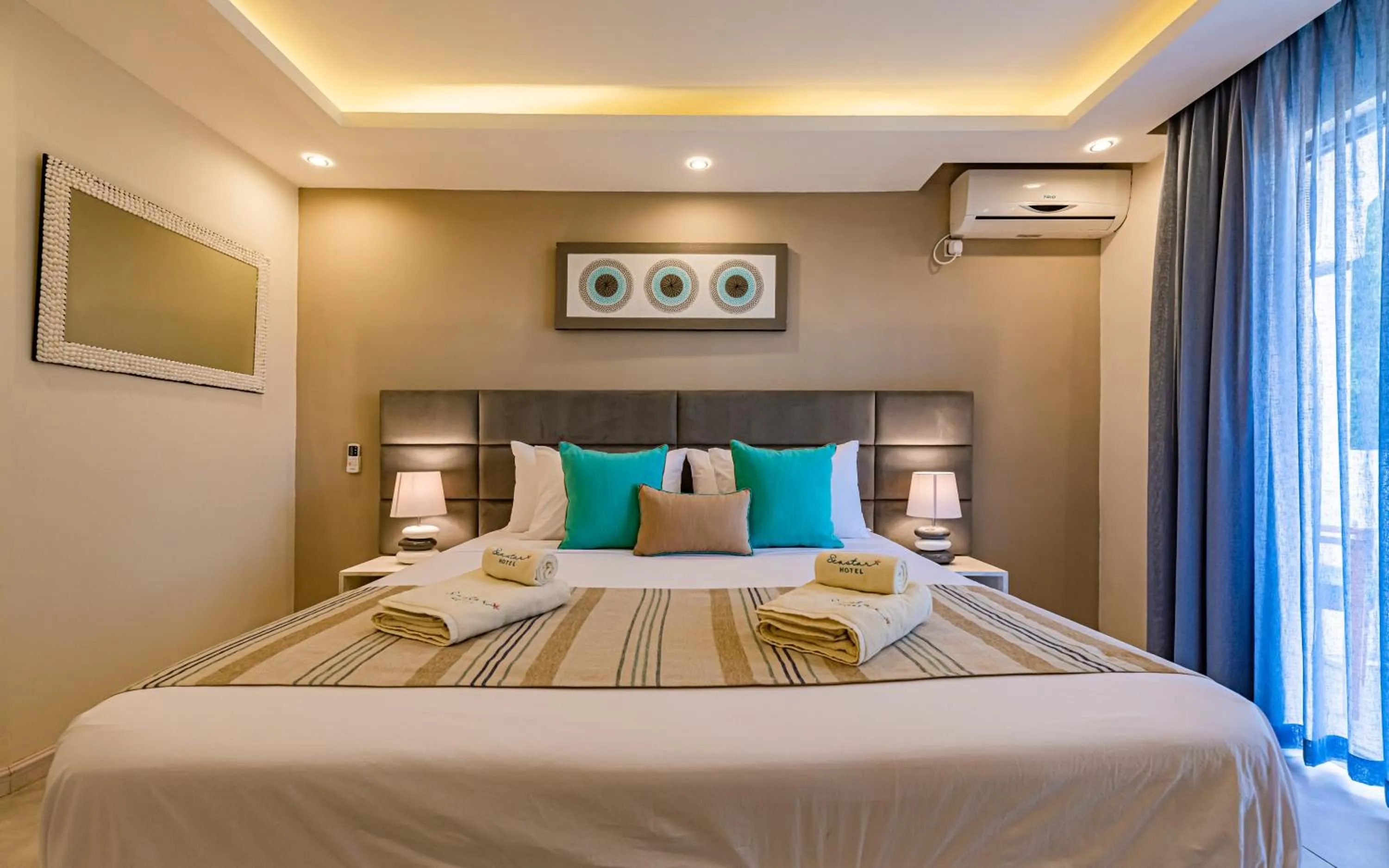 Bed in Seastar Hotel