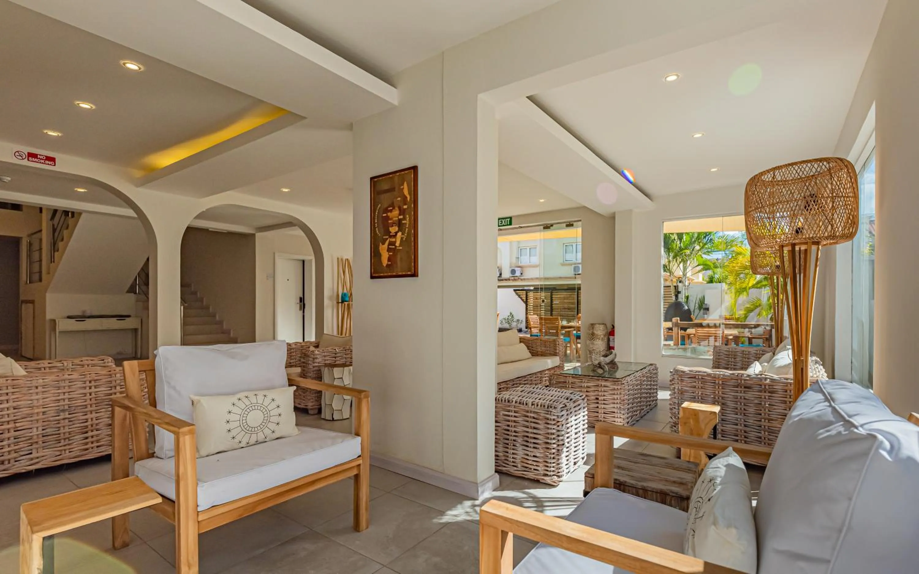 Seating area in Seastar Hotel