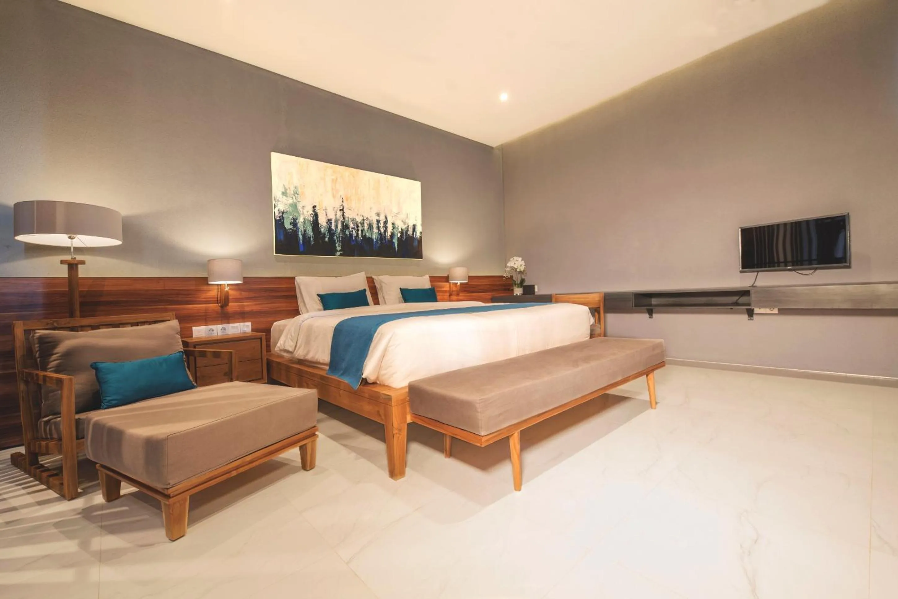 Bedroom, Bed in Villa DeDayuh Seminyak