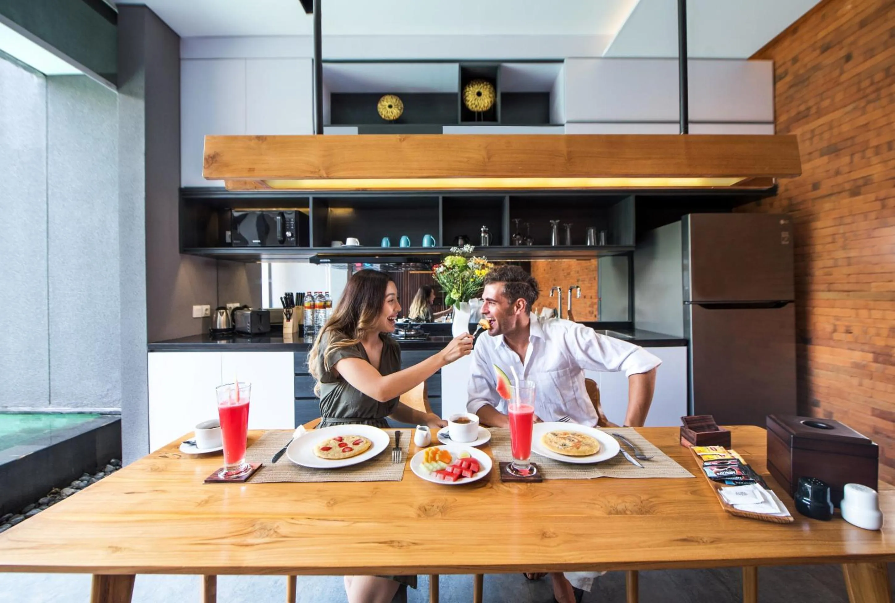 Kitchen or kitchenette in Villa DeDayuh Seminyak