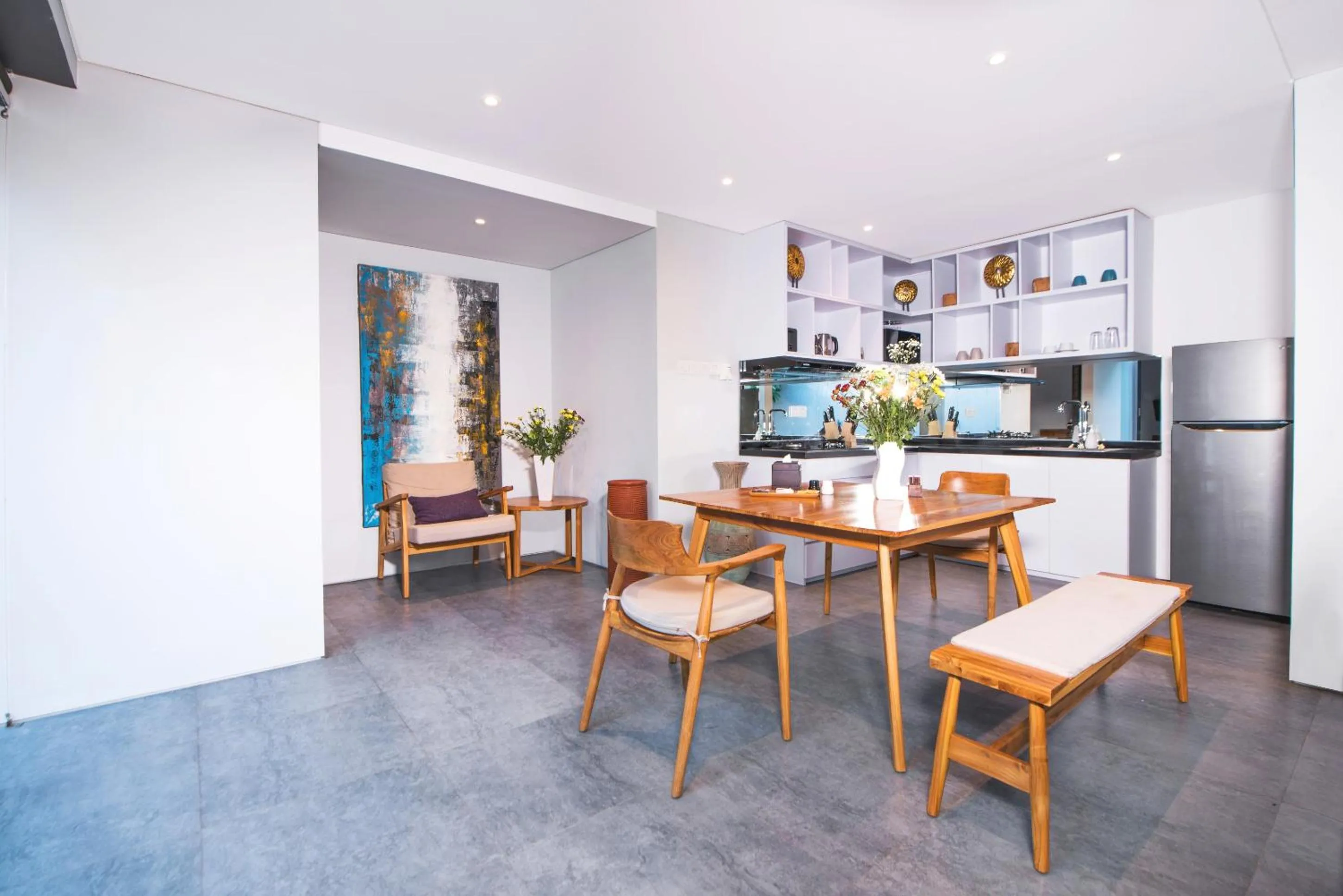 Kitchen or kitchenette in Villa DeDayuh Seminyak