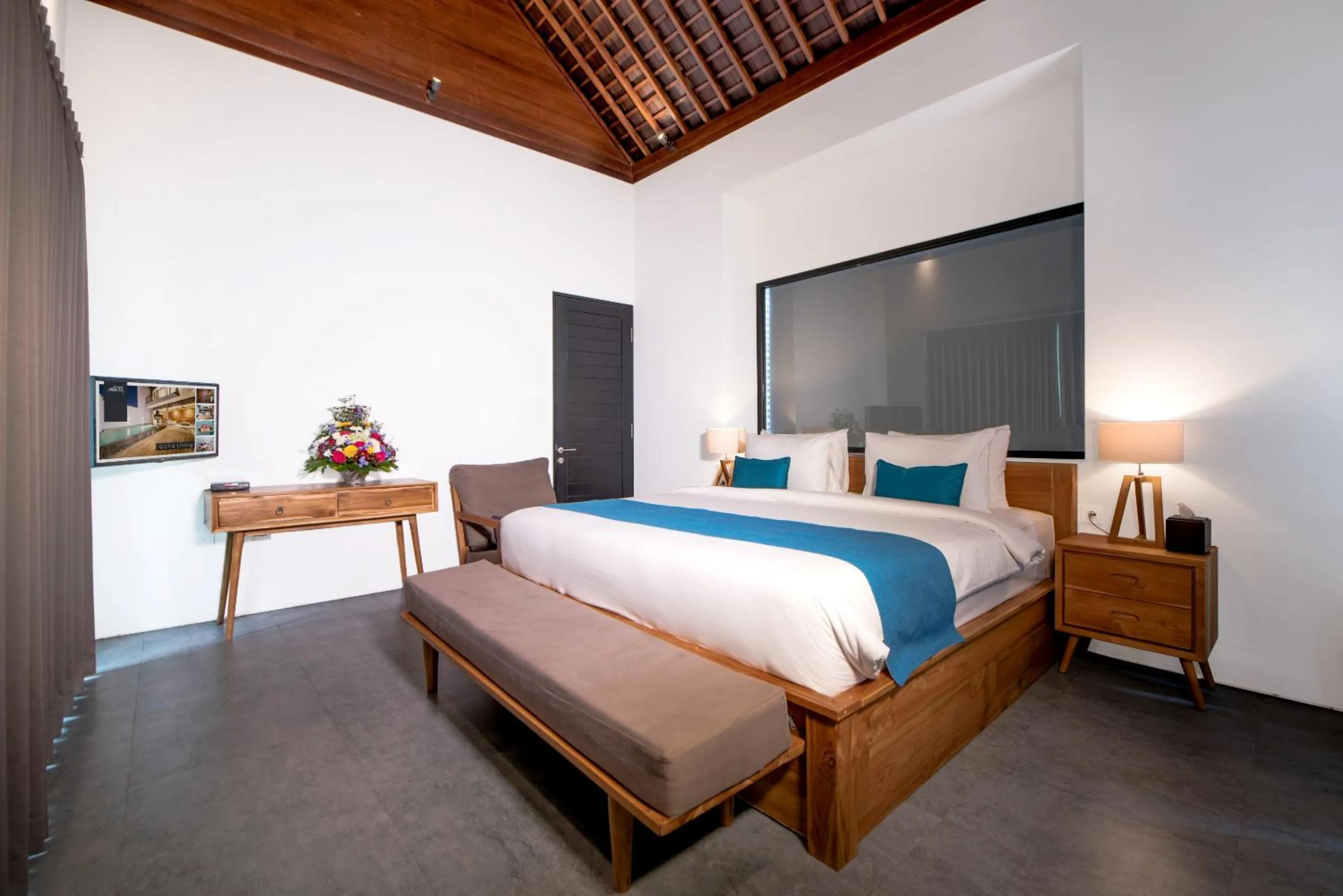 Bedroom, Bed in Villa DeDayuh Seminyak