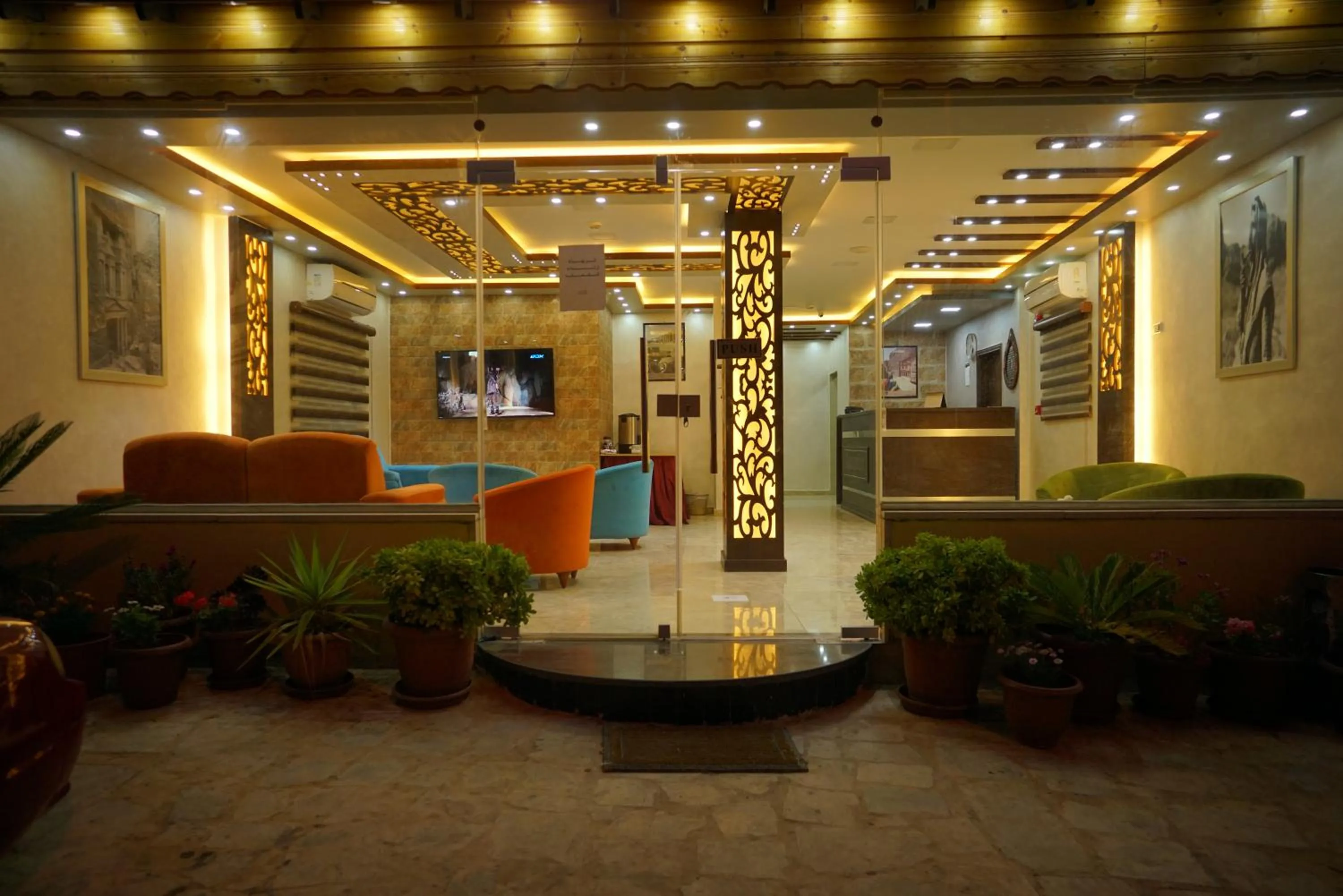 Facade/entrance in Petra Sofsaf Hotel