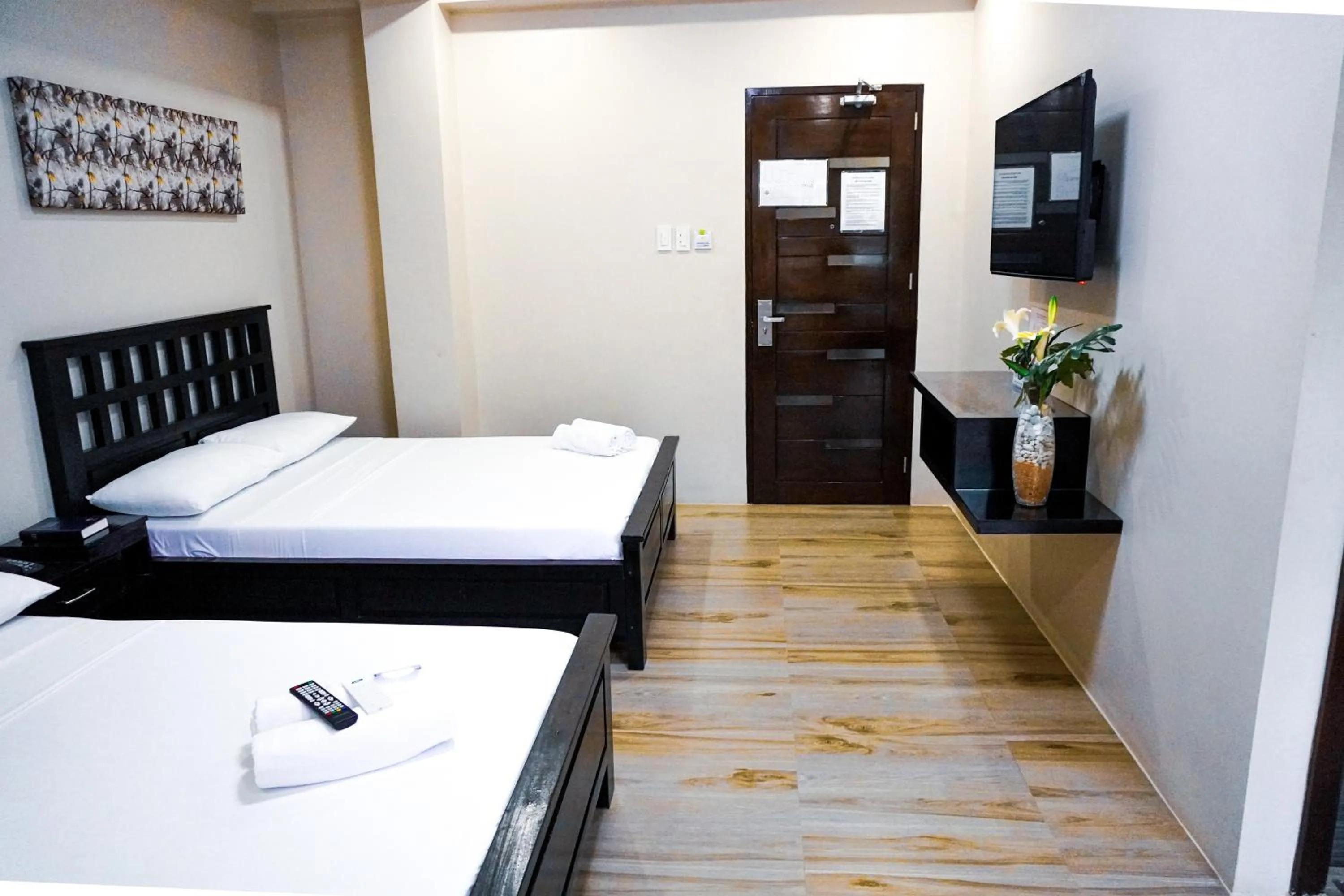 Bed in The Mang-Yan Grand Hotel powered by Cocotel