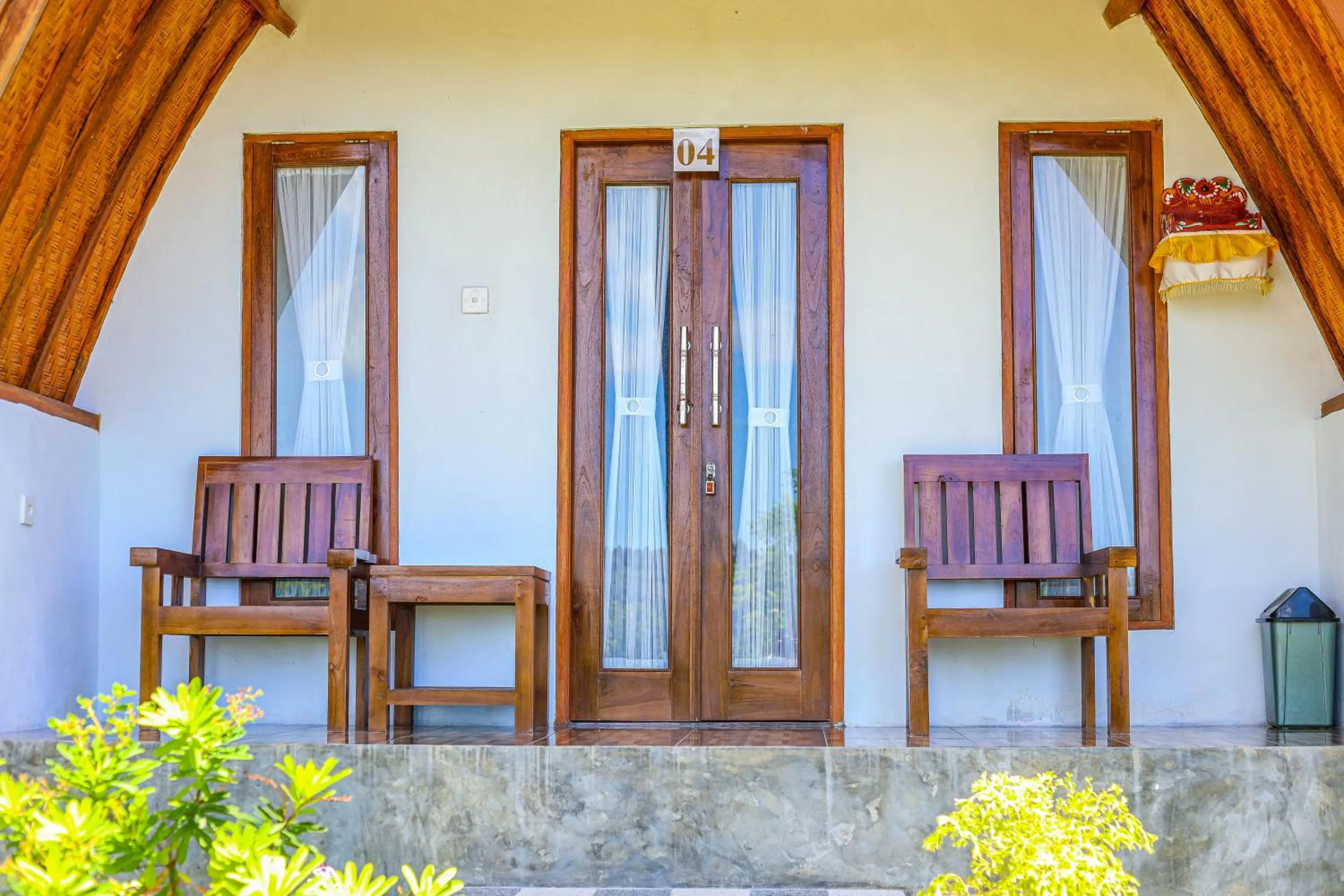 Patio in Diamond Beach Bungalow