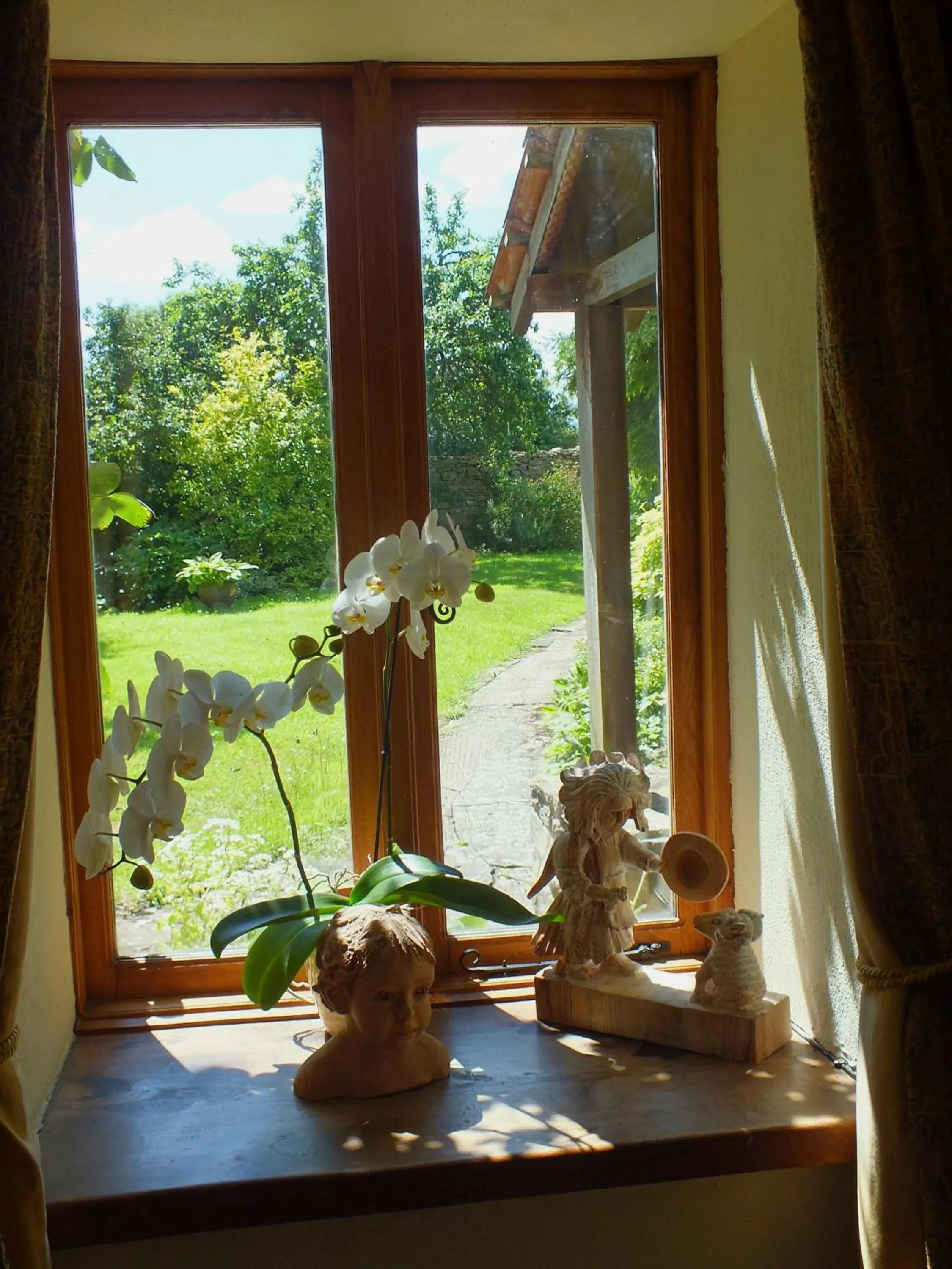 Garden view in Herb Cottage