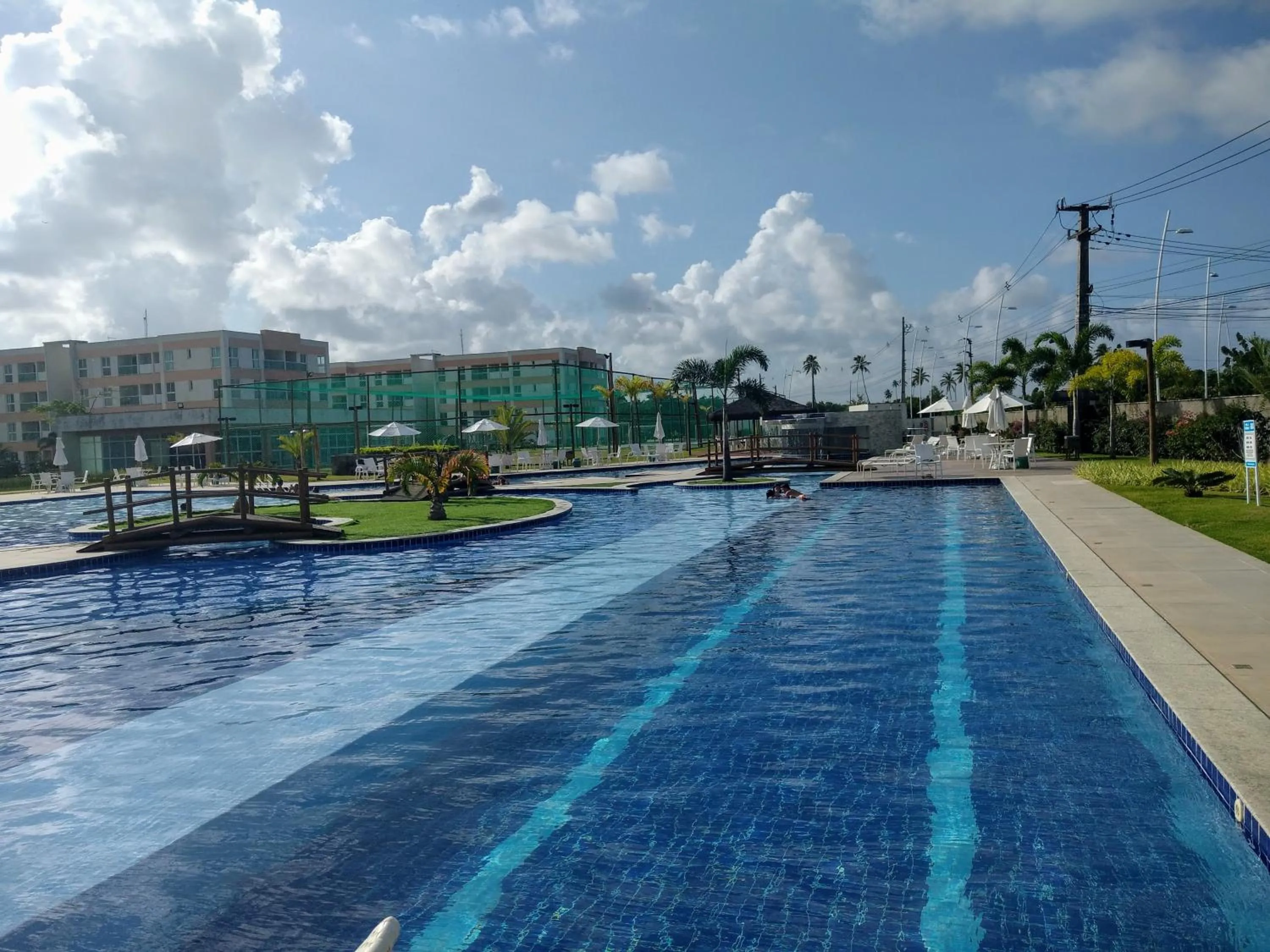 Pool view in Flat Porto de Galinhas