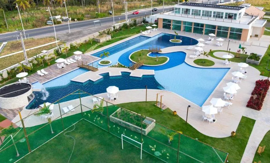 Pool view in Flat Porto de Galinhas