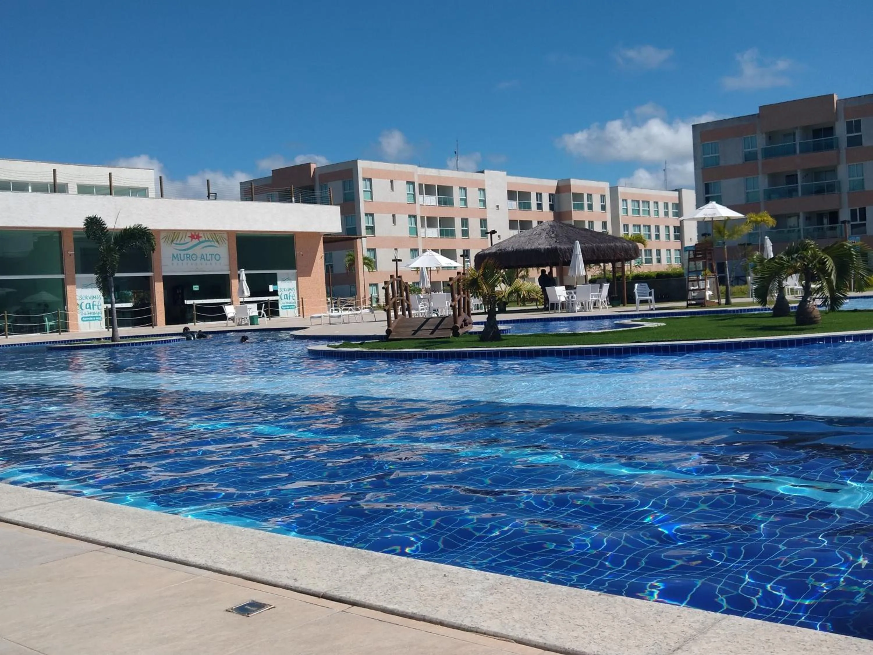 Pool view in Flat Porto de Galinhas
