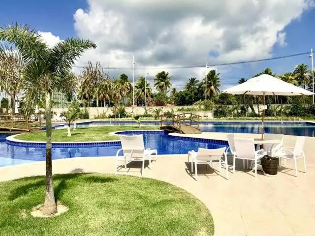 Pool view in Flat Porto de Galinhas