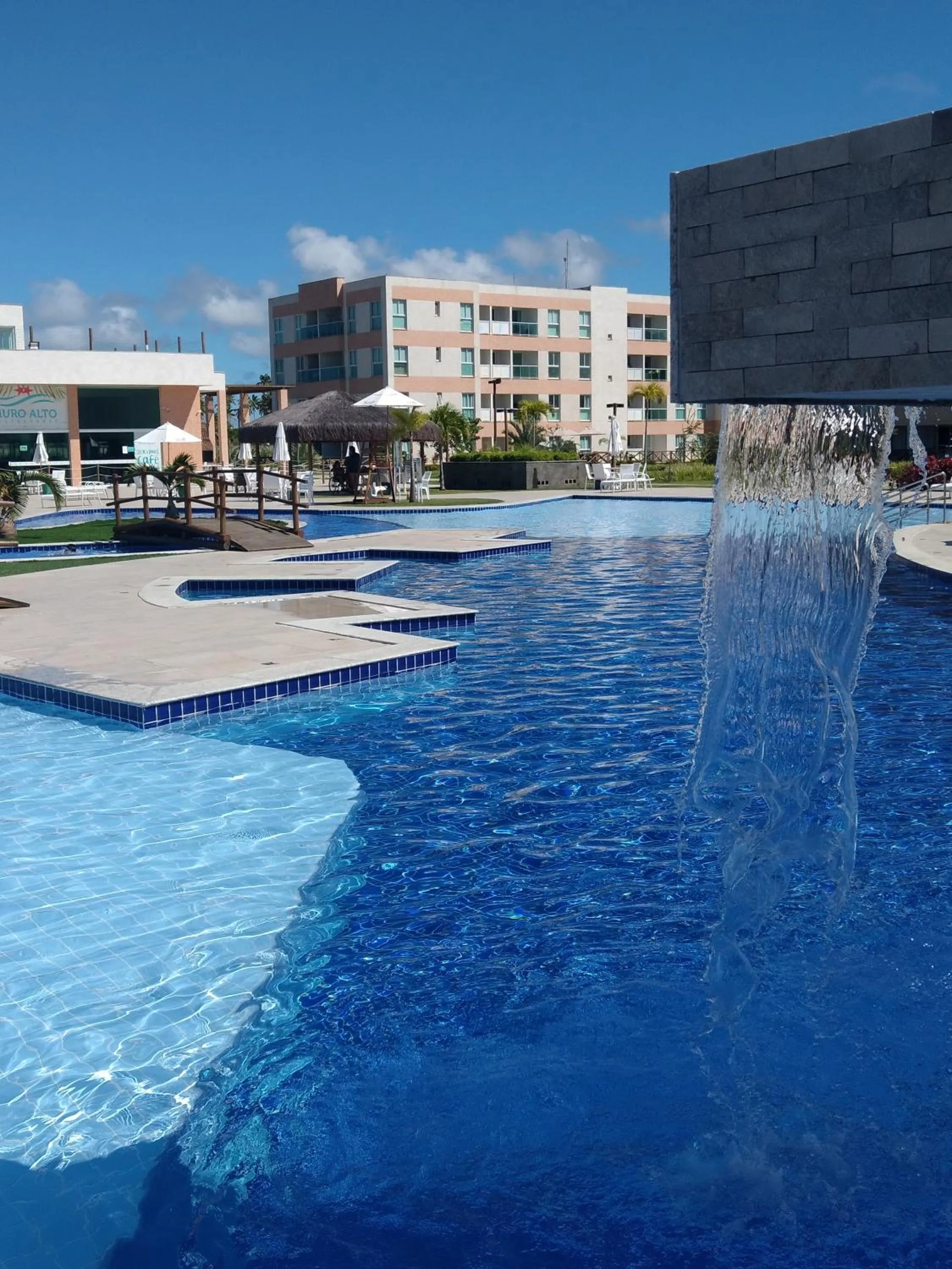 Pool view in Flat Porto de Galinhas
