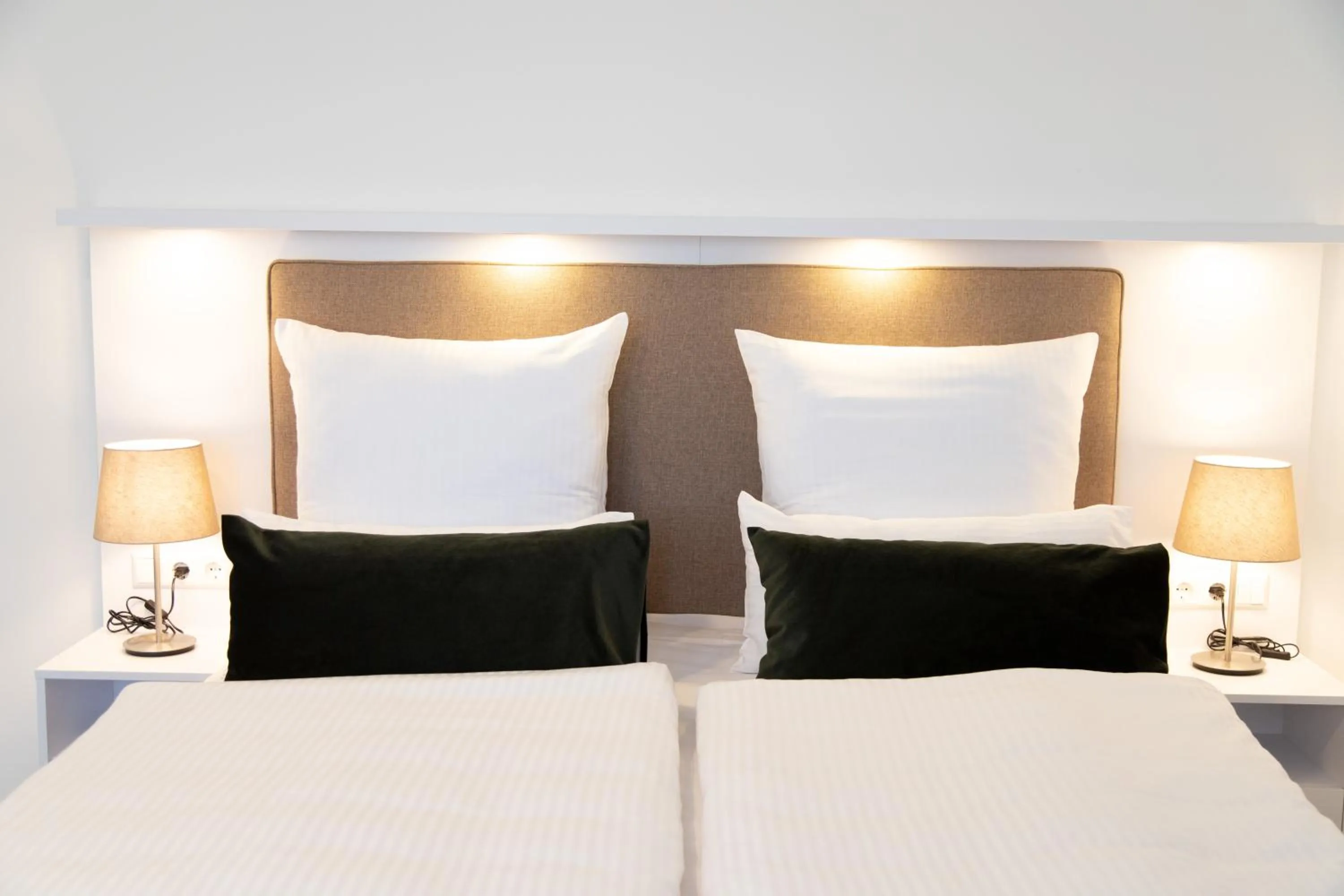 Bed in Amplidi Hotel Hannover