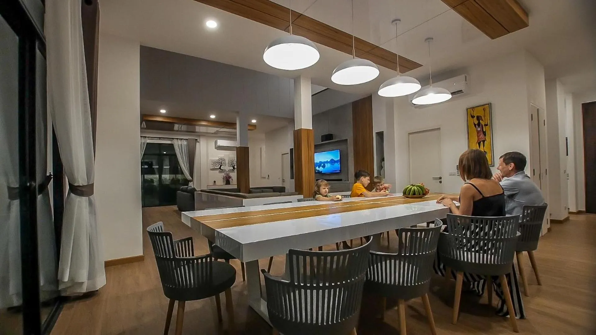 Living room in Happy Family Villa