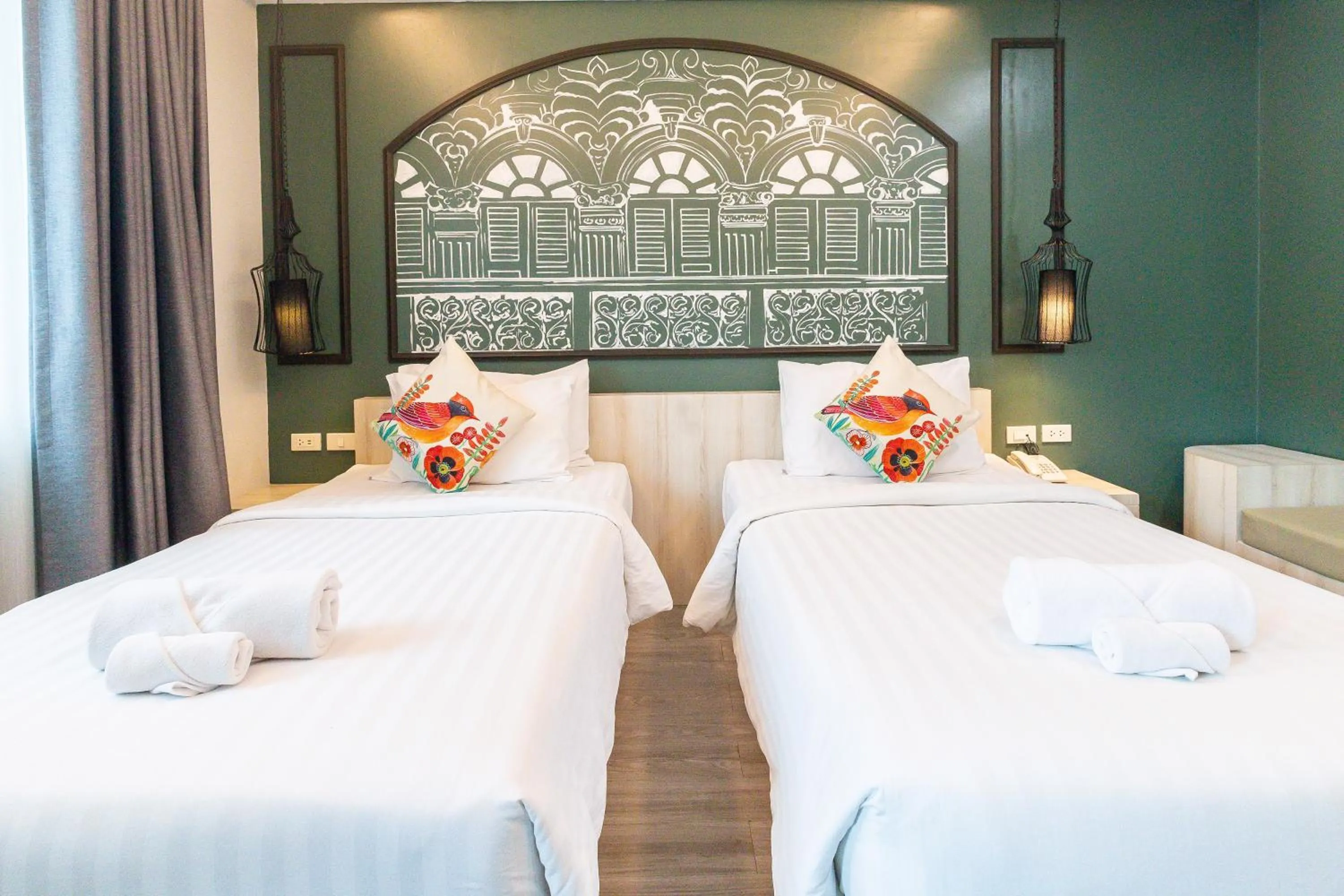 Bed in Peranakan House