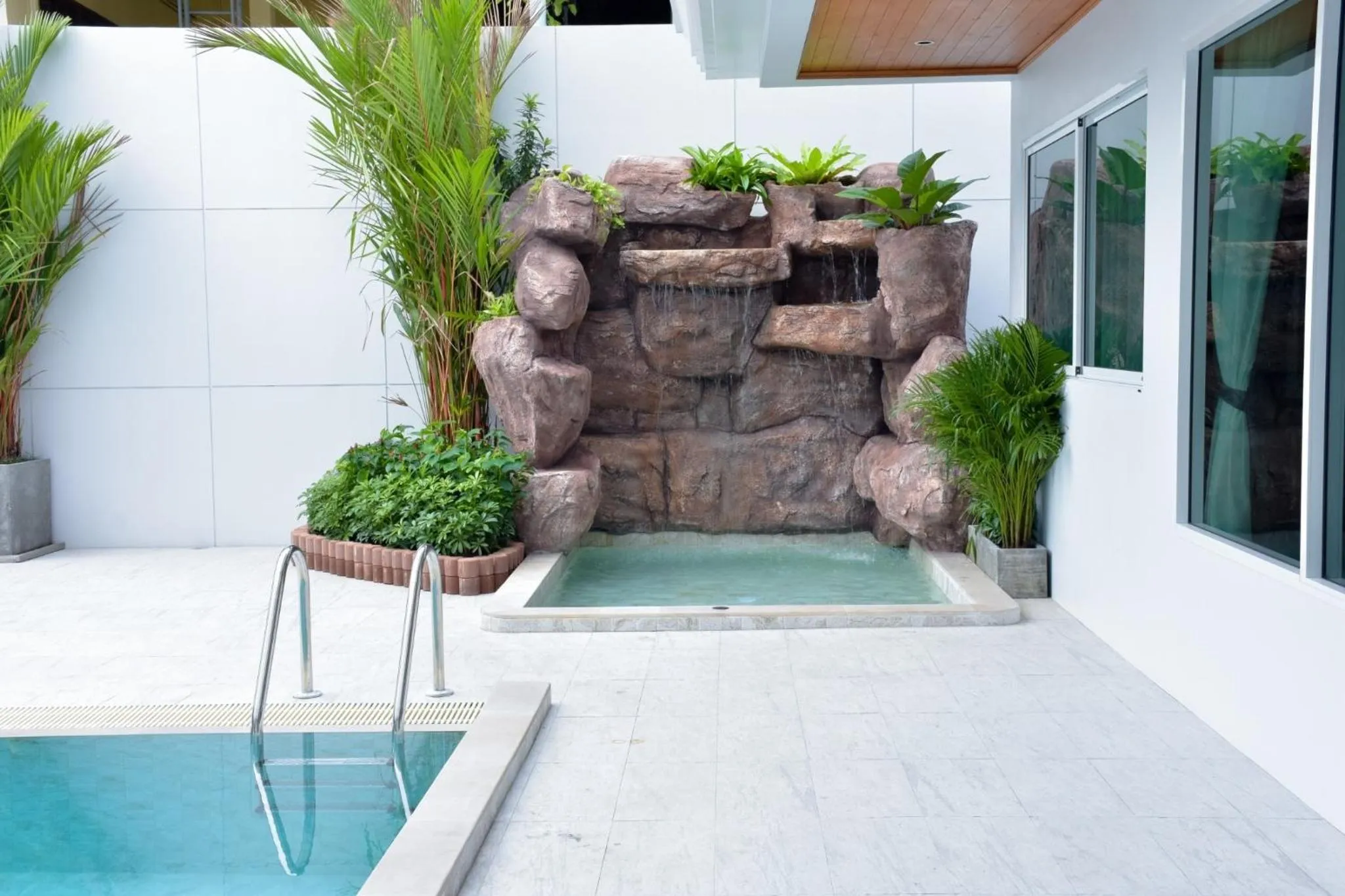 Swimming pool in Peranakan House