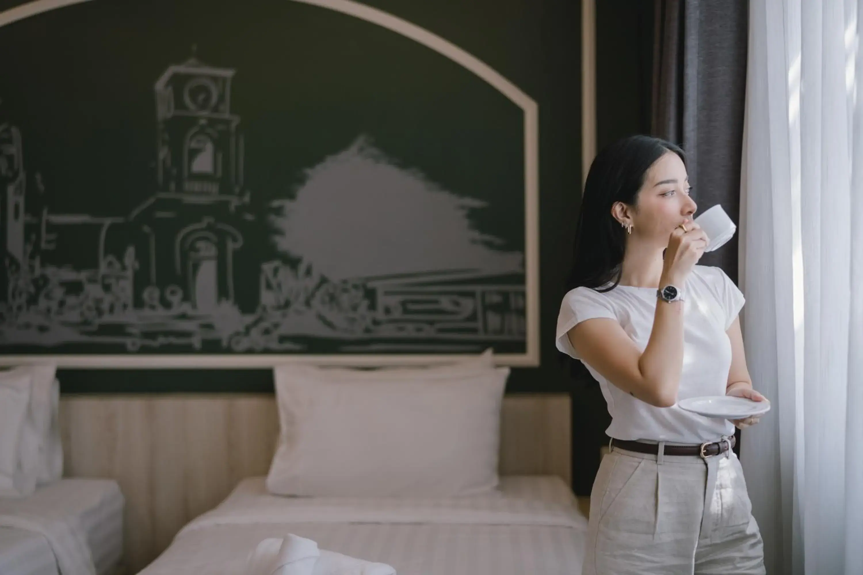 Large Double or Twin Room in Peranakan House Large Double or Twin Room in Peranakan House