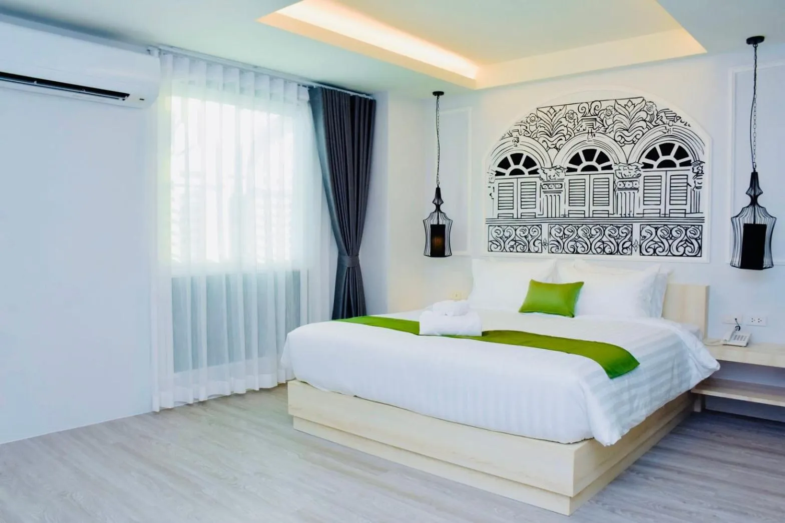 Bedroom, Bed in Peranakan House