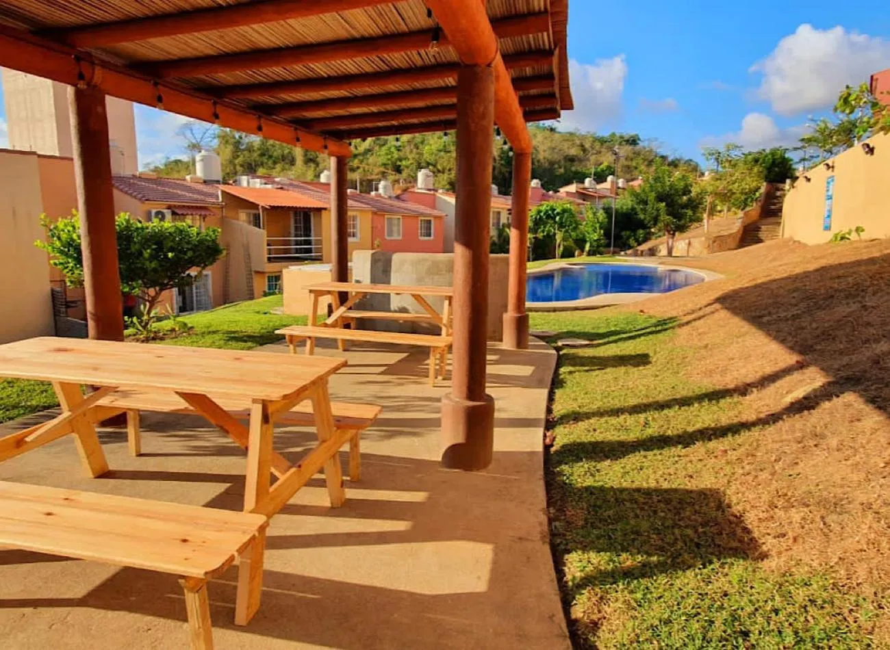 Patio in sweet home ixtapa comfort