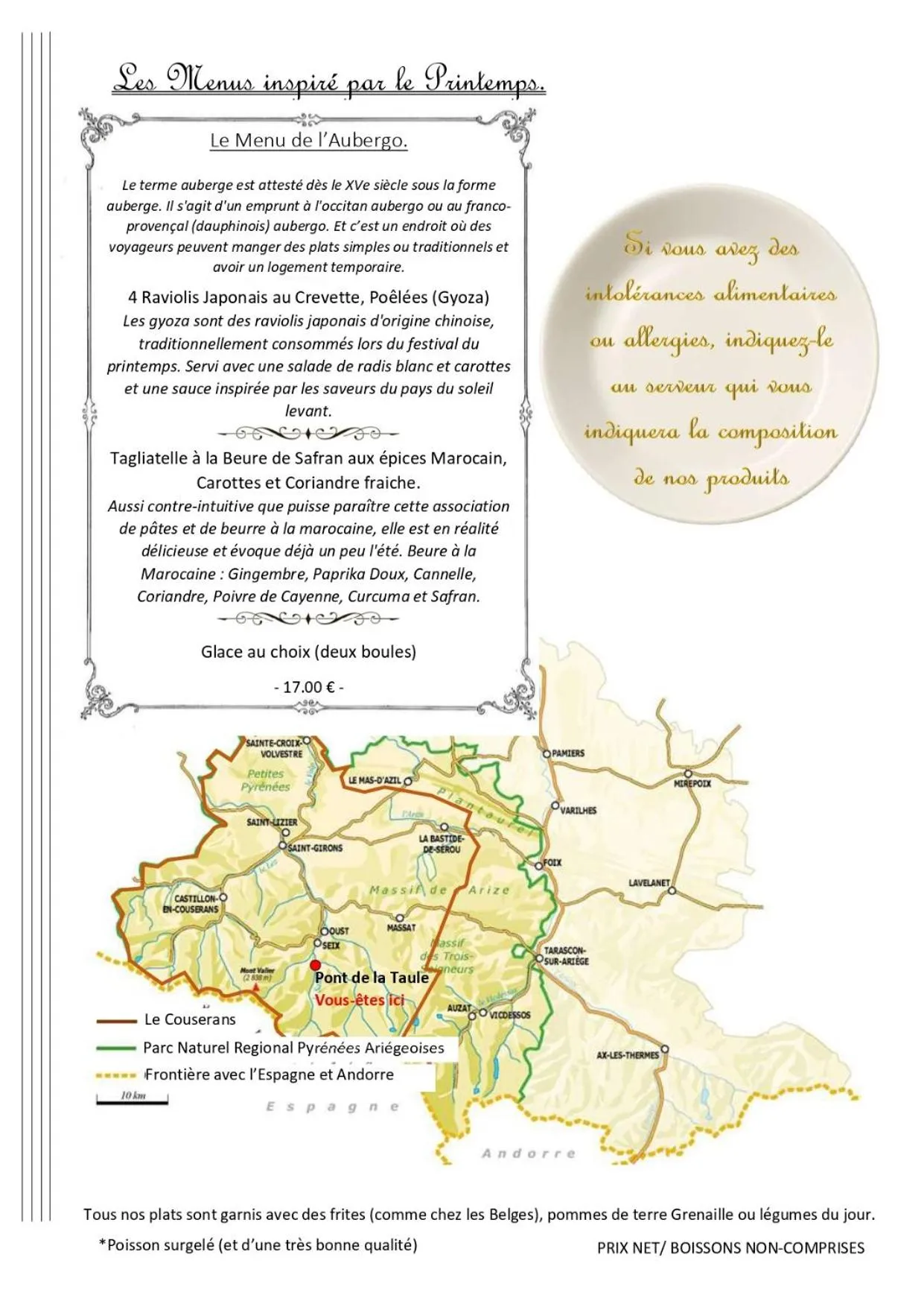 Dining area in Auberge Des Deux Rivières