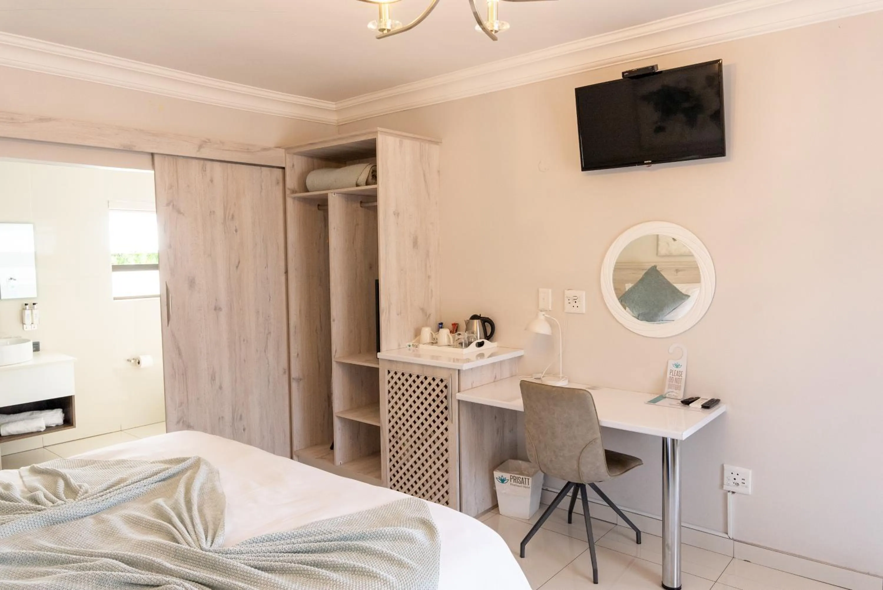 Bed in Prisatt Boutique Hotel