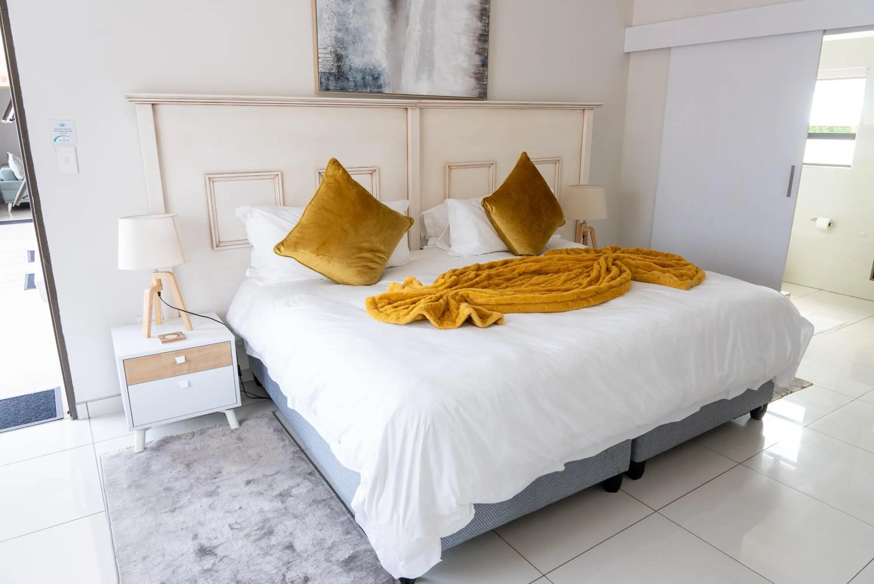 Bed in Prisatt Boutique Hotel